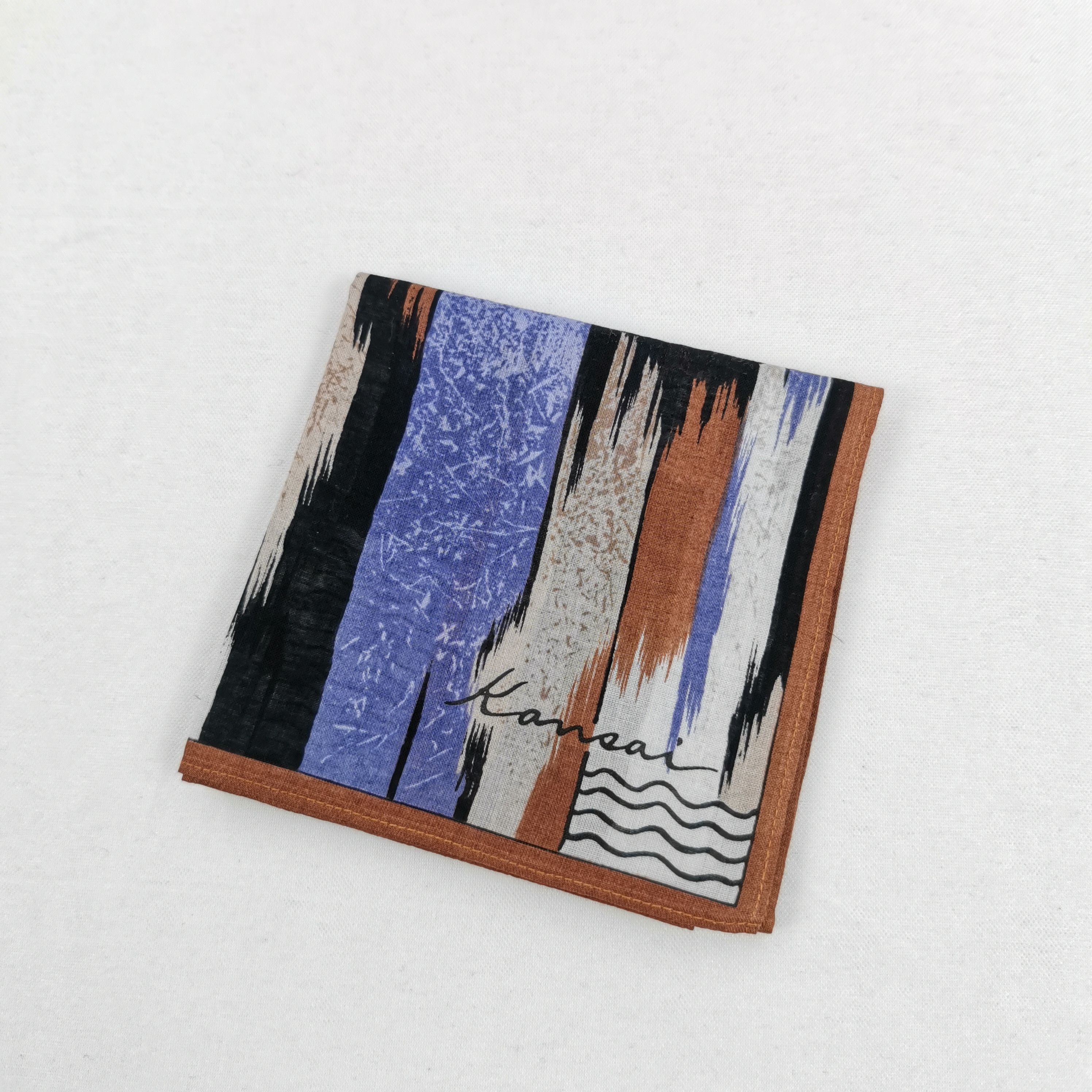 Kansai Yamamoto Vintage Kansai Handkerchief Neckerchief Japanese Bandana Size ONE SIZE - 4 Thumbnail
