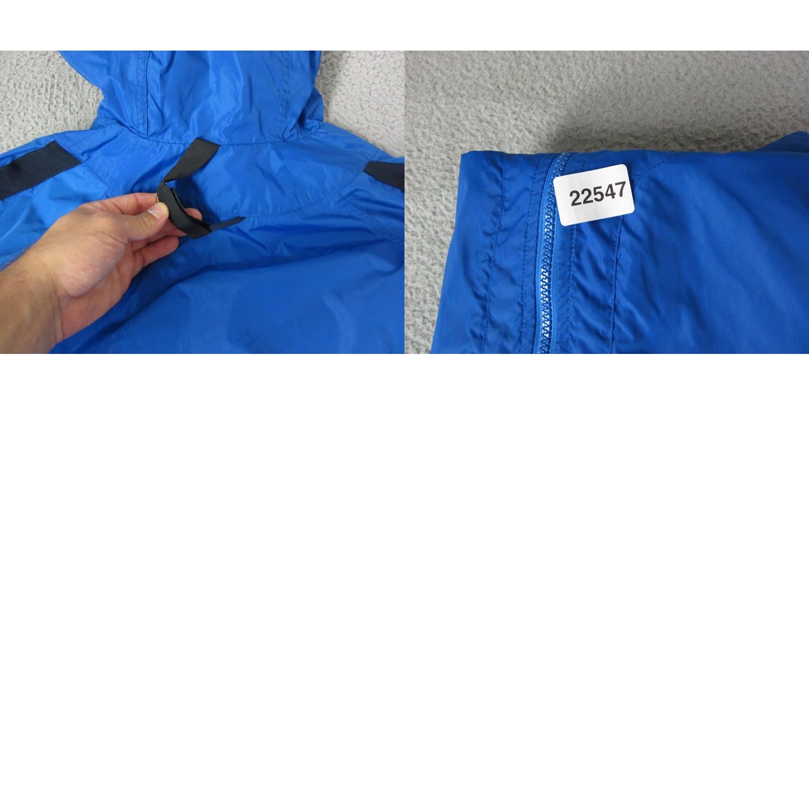 Nike VINTAGE Nike Jacket Mens M Blue 90s Windbreaker Zip Hooded Swoosh Featured Gift-Ready Size US M / EU 48-50 / 2 - 9 Thumbnail