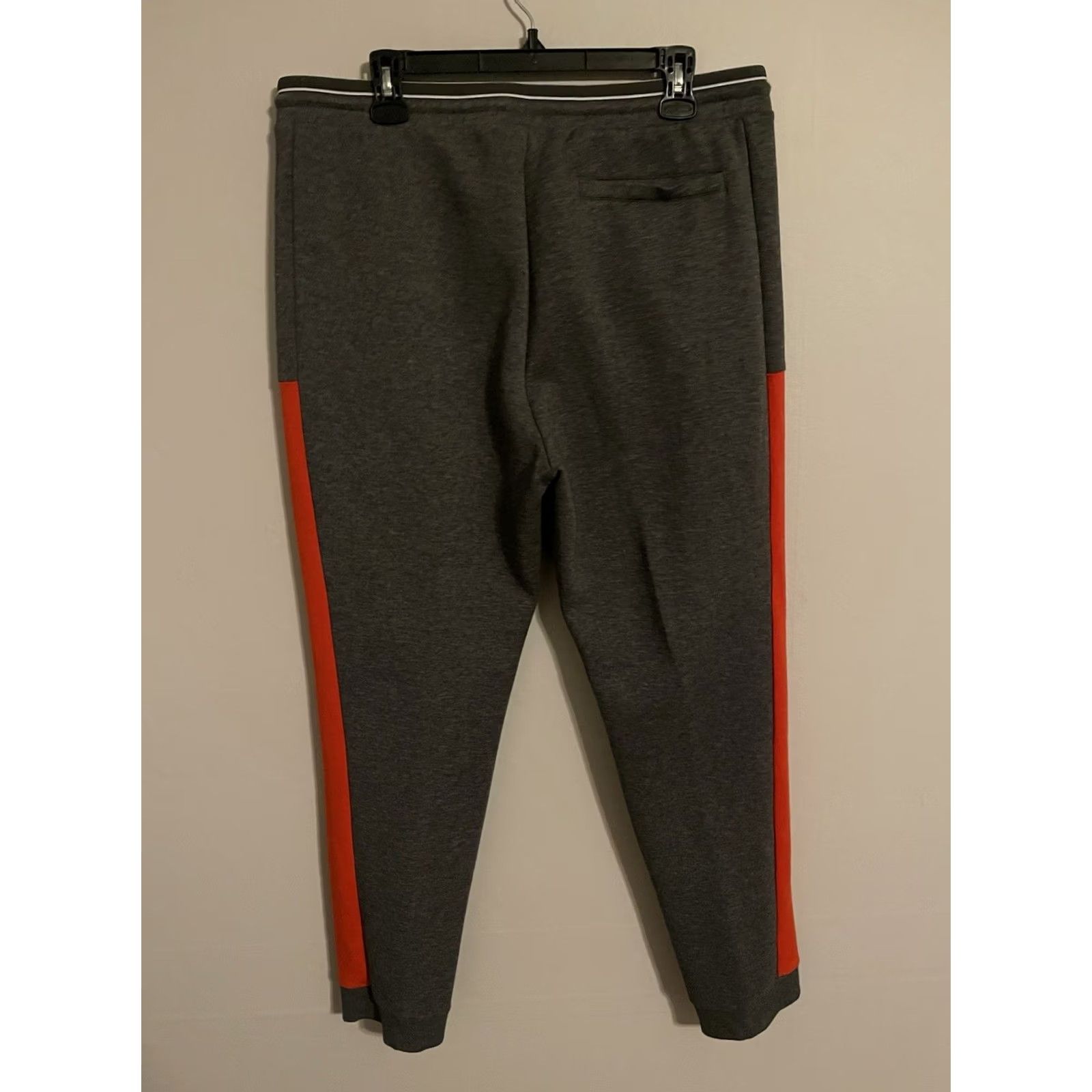 Hugo Boss HUGO BOSS Hadiko 1 Gray Orange Athletic Sweat Pants Gym Joggers Men's 2XL XXL Size US 39 - 3 Thumbnail