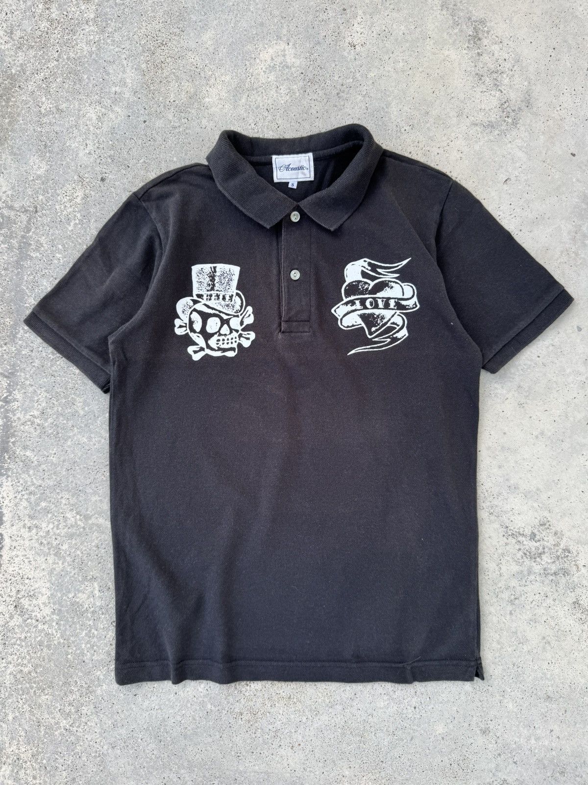 If Six Was Nine Faded Black Skull ifsixwasnine styled Tattoos Tees Size US S / EU 44-46 / 1 - 1 Thumbnail