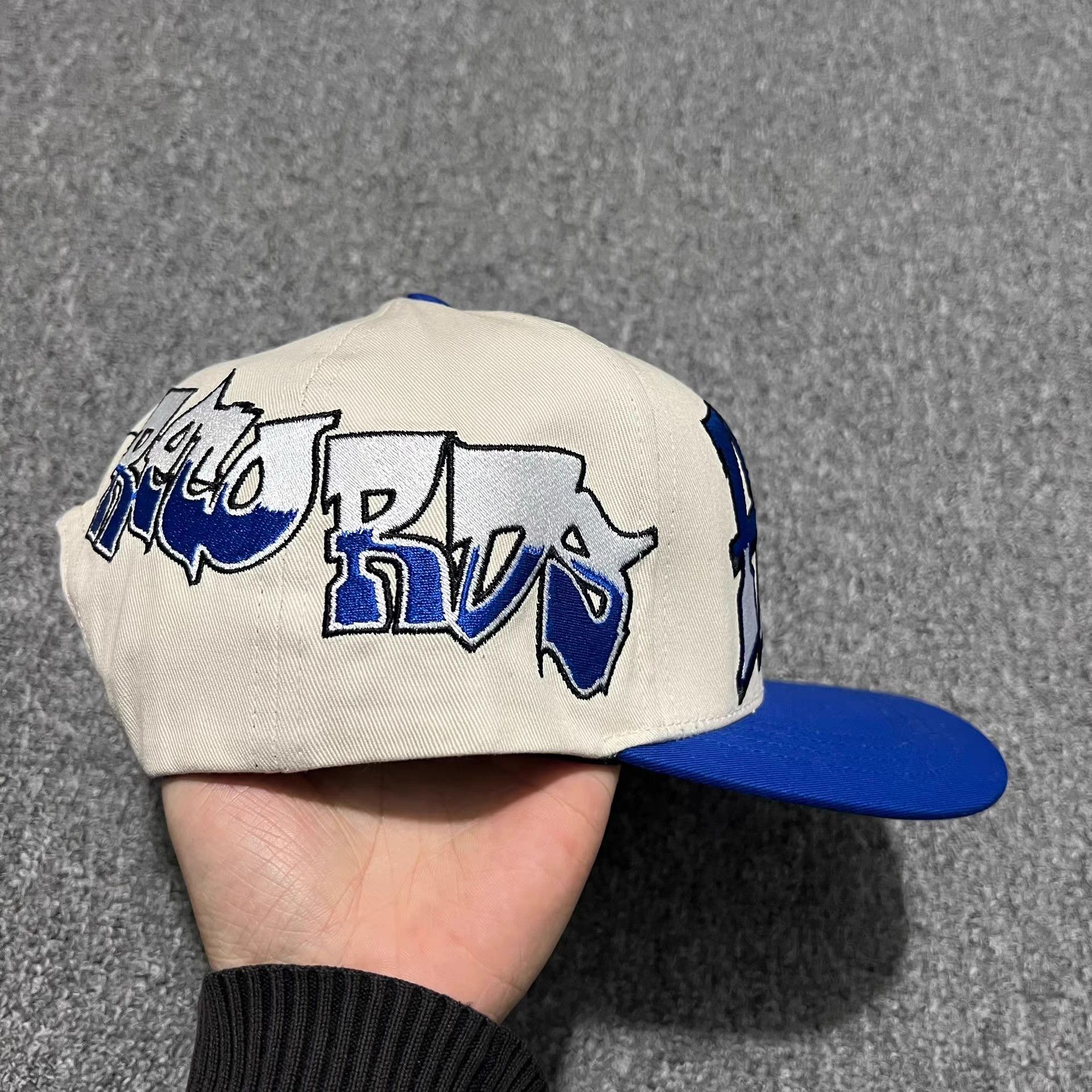 HELLSTAR Hellstar rhinestone embroidered curved brim baseball cap Q7 Size ONE SIZE - 8 Thumbnail
