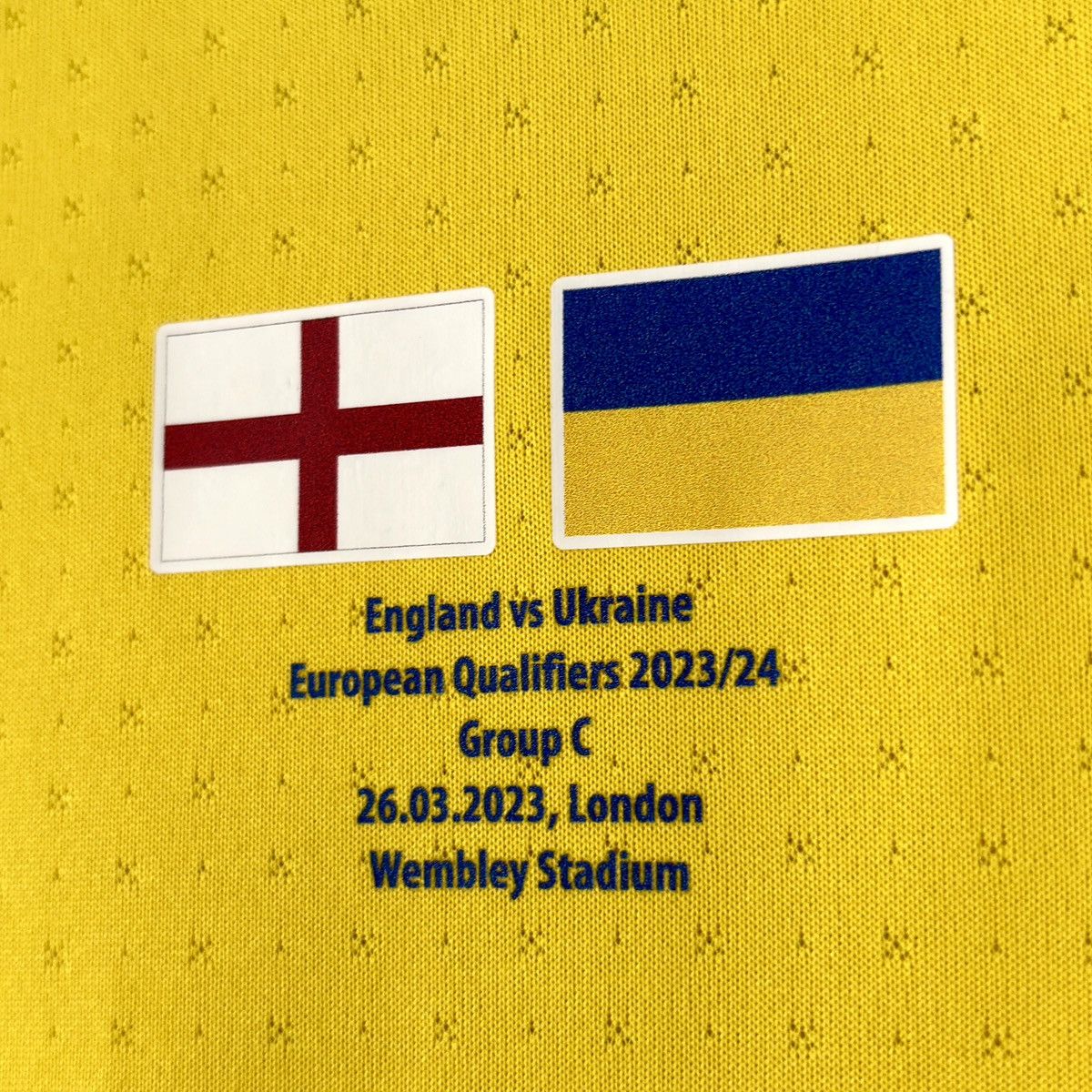 Joma 2023 2024 GAME ISSUE Ukraine Tsygankov Soccer Jersey Shirt Size US M / EU 48-50 / 2 - 8 Thumbnail