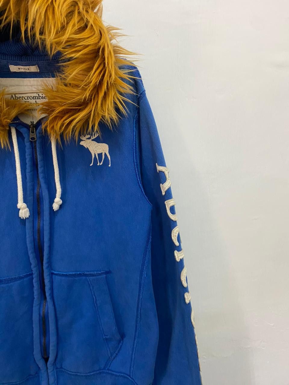 Abercrombie & Fitch 💥LGB💥Abercrombie & Fitch Fur Zip Hoodie LGB Style Size US M / EU 48-50 / 2 - 4 Thumbnail