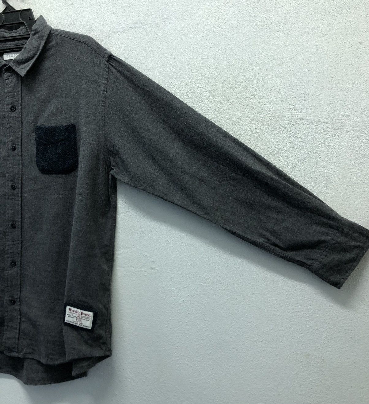 Harris Tweed Vintage Closshi Harris Tweed Wool Long Sleeve Shirt ButtonUp Size US L / EU 52-54 / 3 - 4 Thumbnail