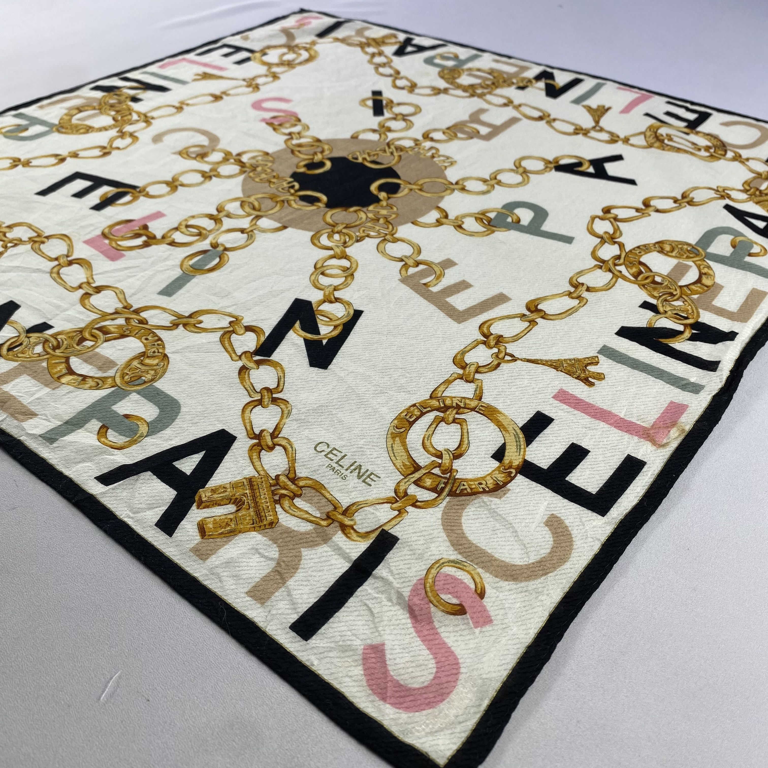 Celine × Vintage Celine Bandana/ Handkerchief / Neckerchief Size ONE SIZE - 2 Thumbnail