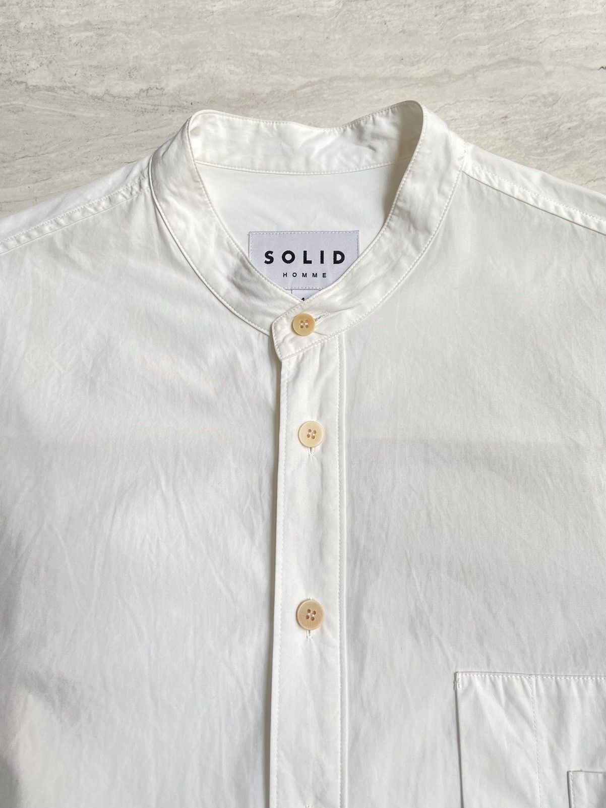 Solid Homme × Wooyoungmi SOLID HOMME White Shirt Size US L / EU 52-54 / 3 - 9 Thumbnail