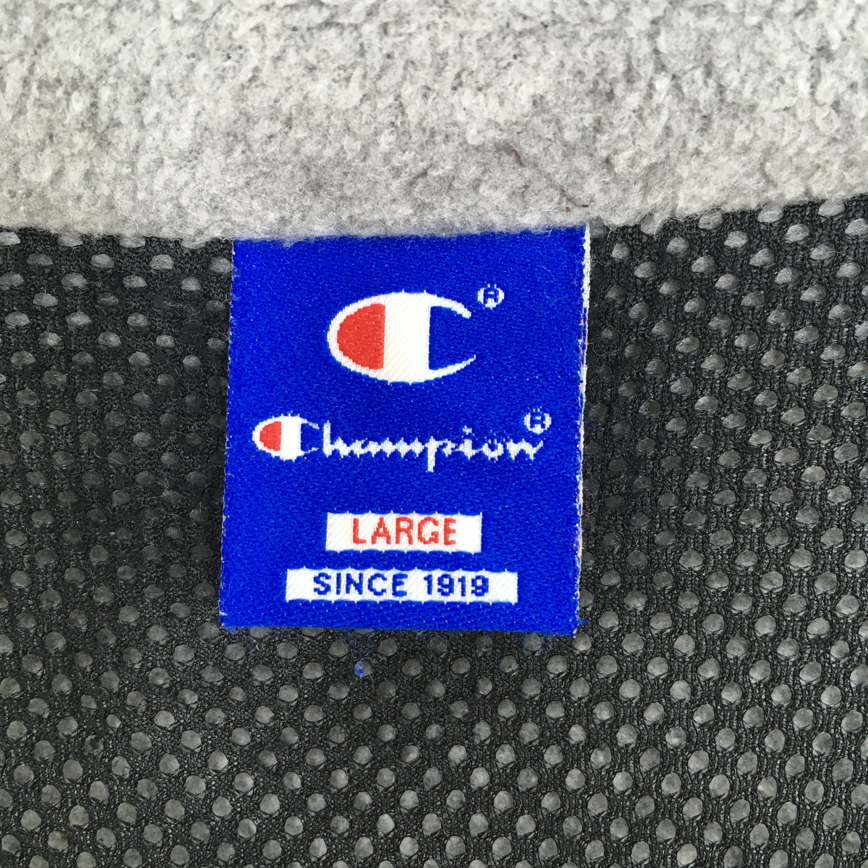 Champion Vintage 90s Champion Fleece Zipper Sweatshirt Large Size US L / EU 52-54 / 3 - 4 Thumbnail