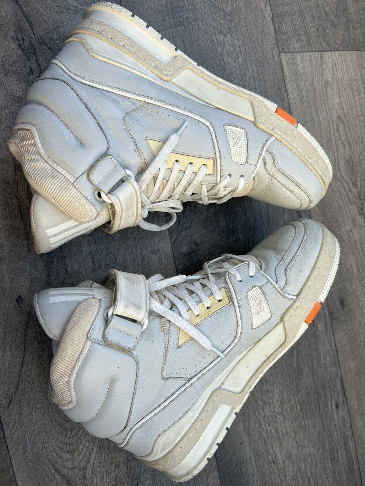 Louis Vuitton Louis Vuitton x Virgil Abloh High Top Trainer Sneakers. Size US 7 / EU 40 - 8 Thumbnail