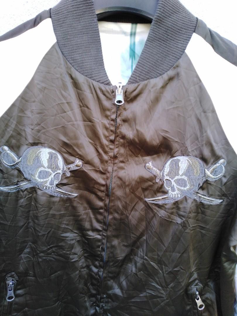 Japanese Brand Abordage Reversible Sukajan Skull x Navajo Bomber Size US M / EU 48-50 / 2 - 3 Thumbnail