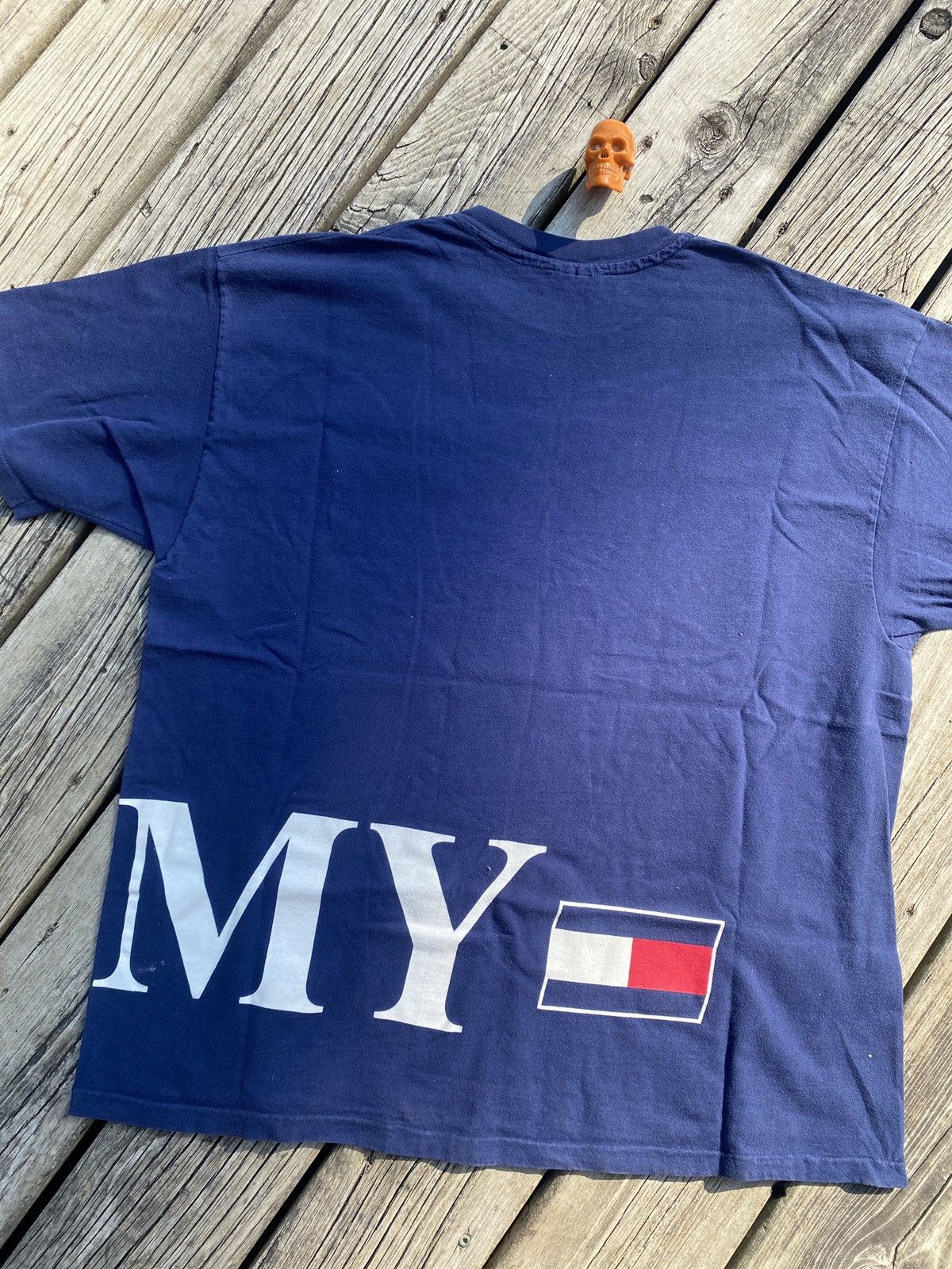 Tommy Hilfiger × Vintage 90s Tommy Hilfiger big logo spell out shirt sz XL Size US XL / EU 56 / 4 - 2 Thumbnail