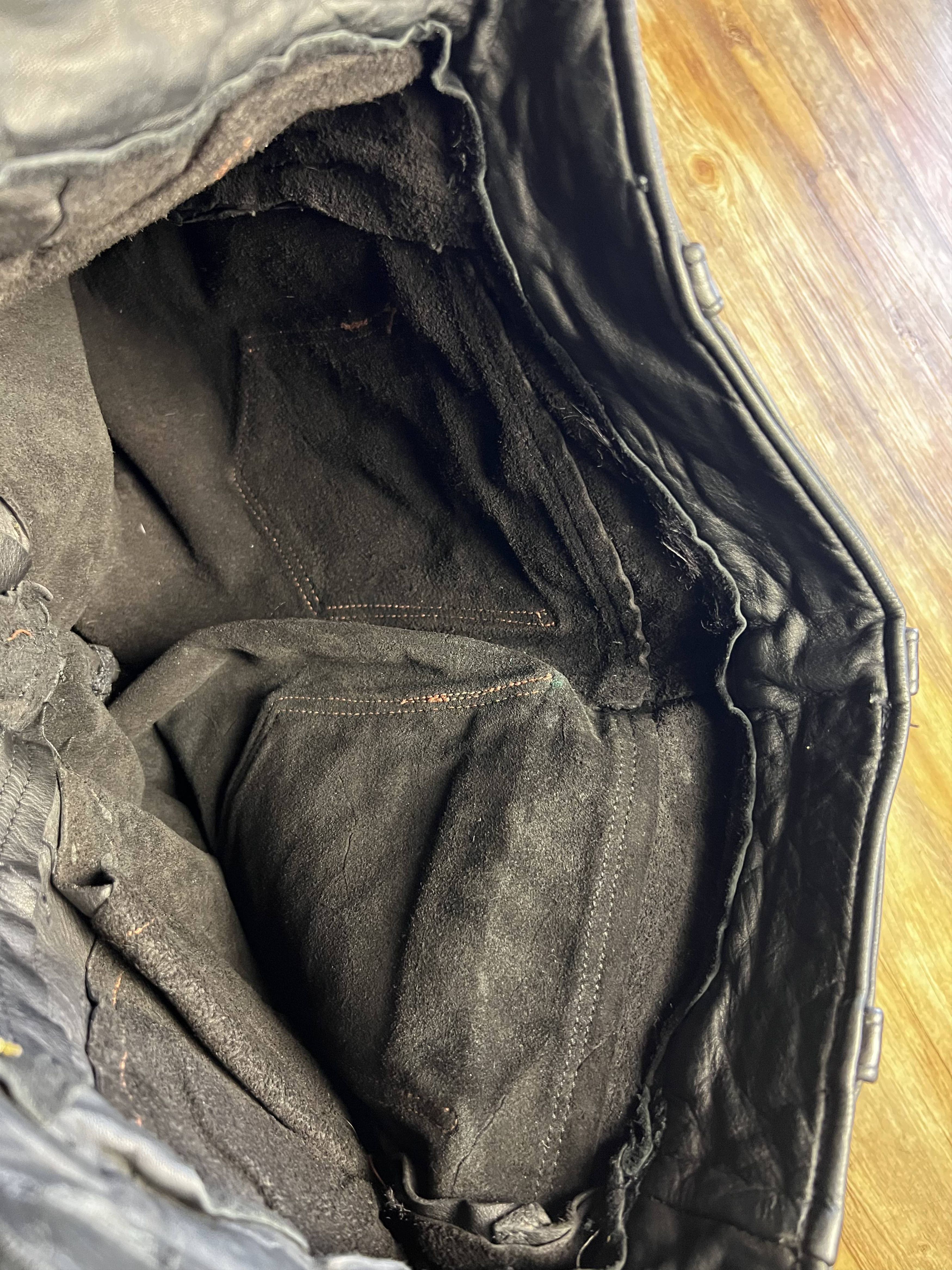 Vintage Vintage Black Leather Pants Size US 30 / EU 46 - 7 Thumbnail