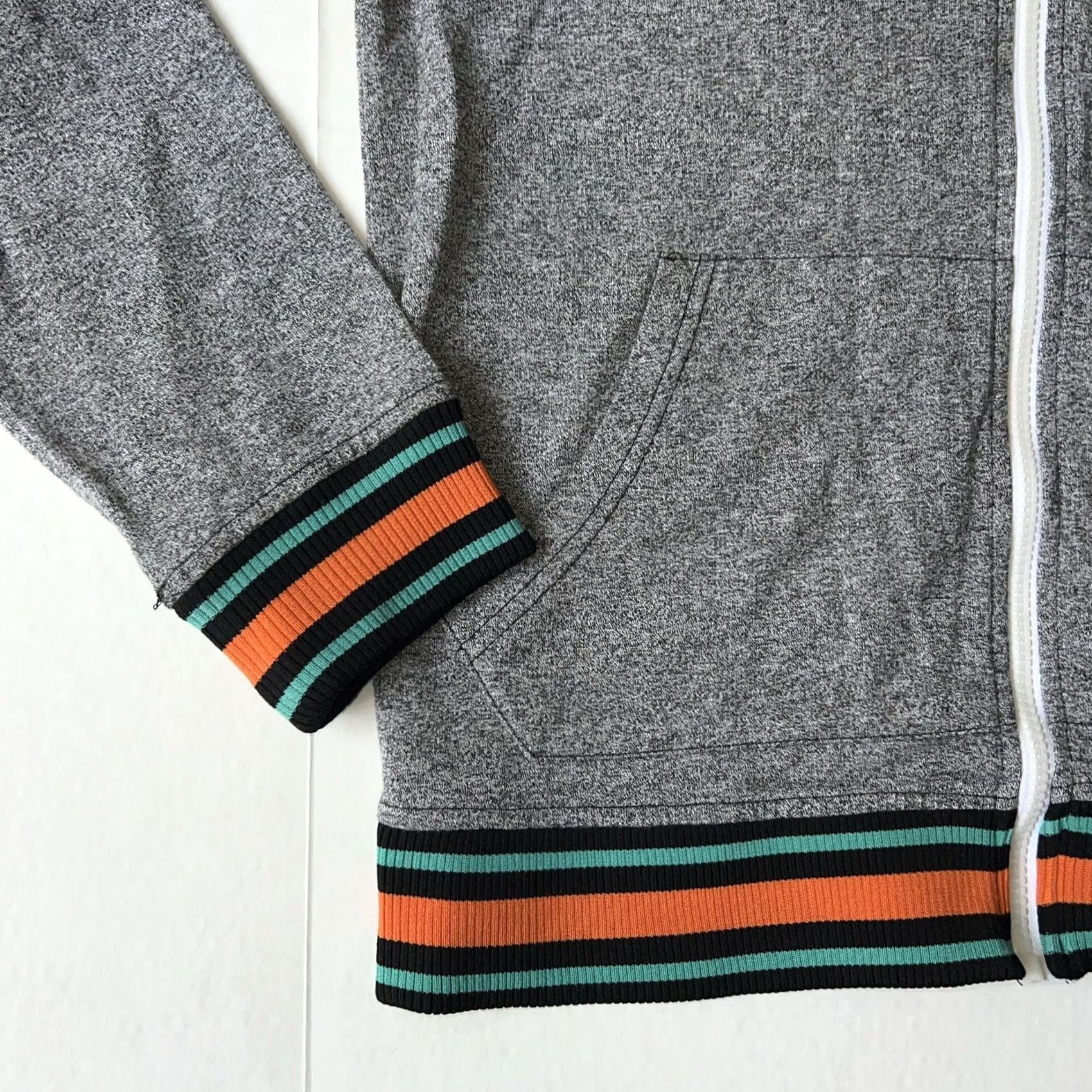 Vintage Brooklyn Cloth Hoodie Unisex Adults Small Gray Graphic Print Full Zip Sweatshirt with Hood Size US S / EU 44-46 / 1 - 4 Thumbnail