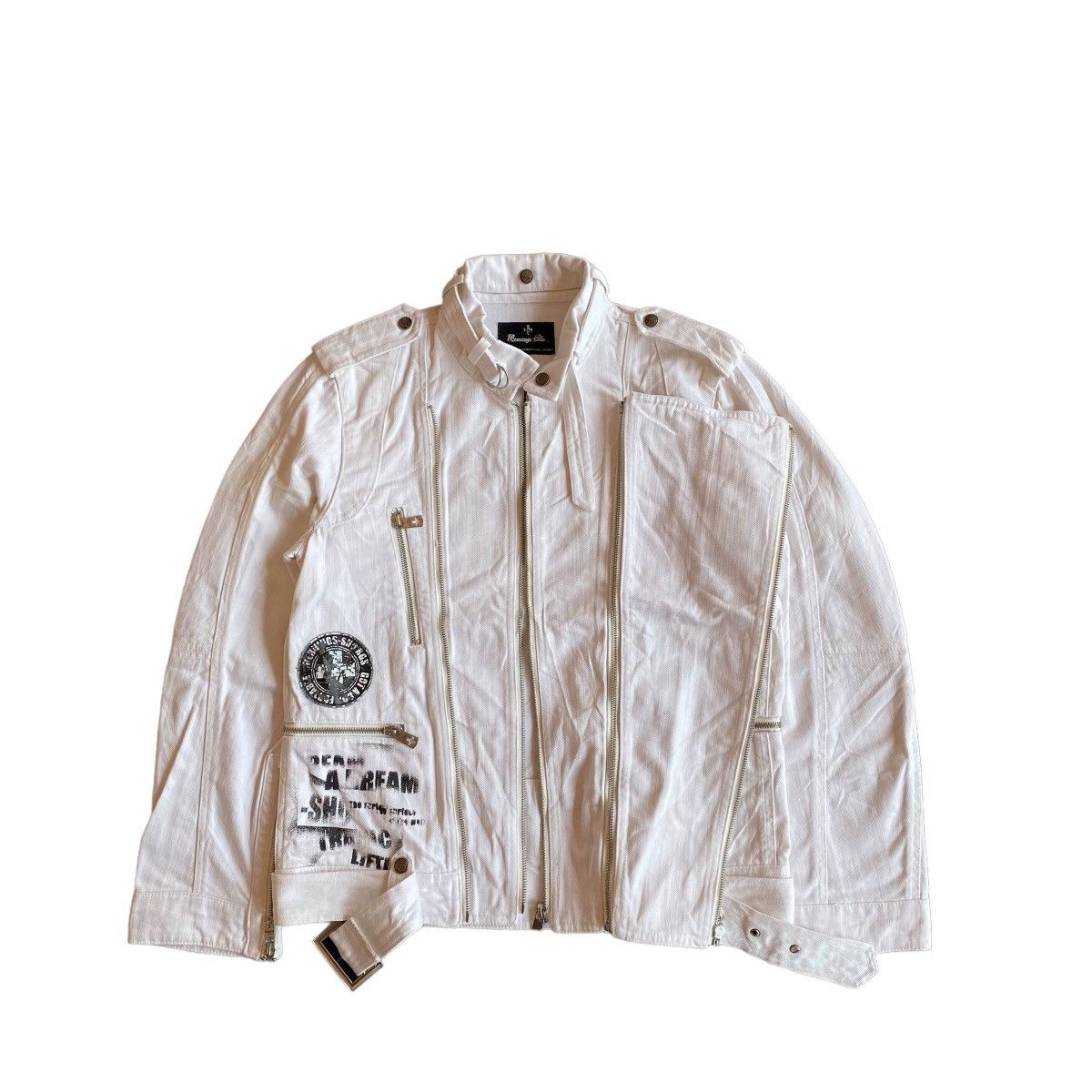 Isamu Katayama Backlash Bernings Sho Biker Denim Jacket Size US M / EU 48-50 / 2 - 4 Thumbnail