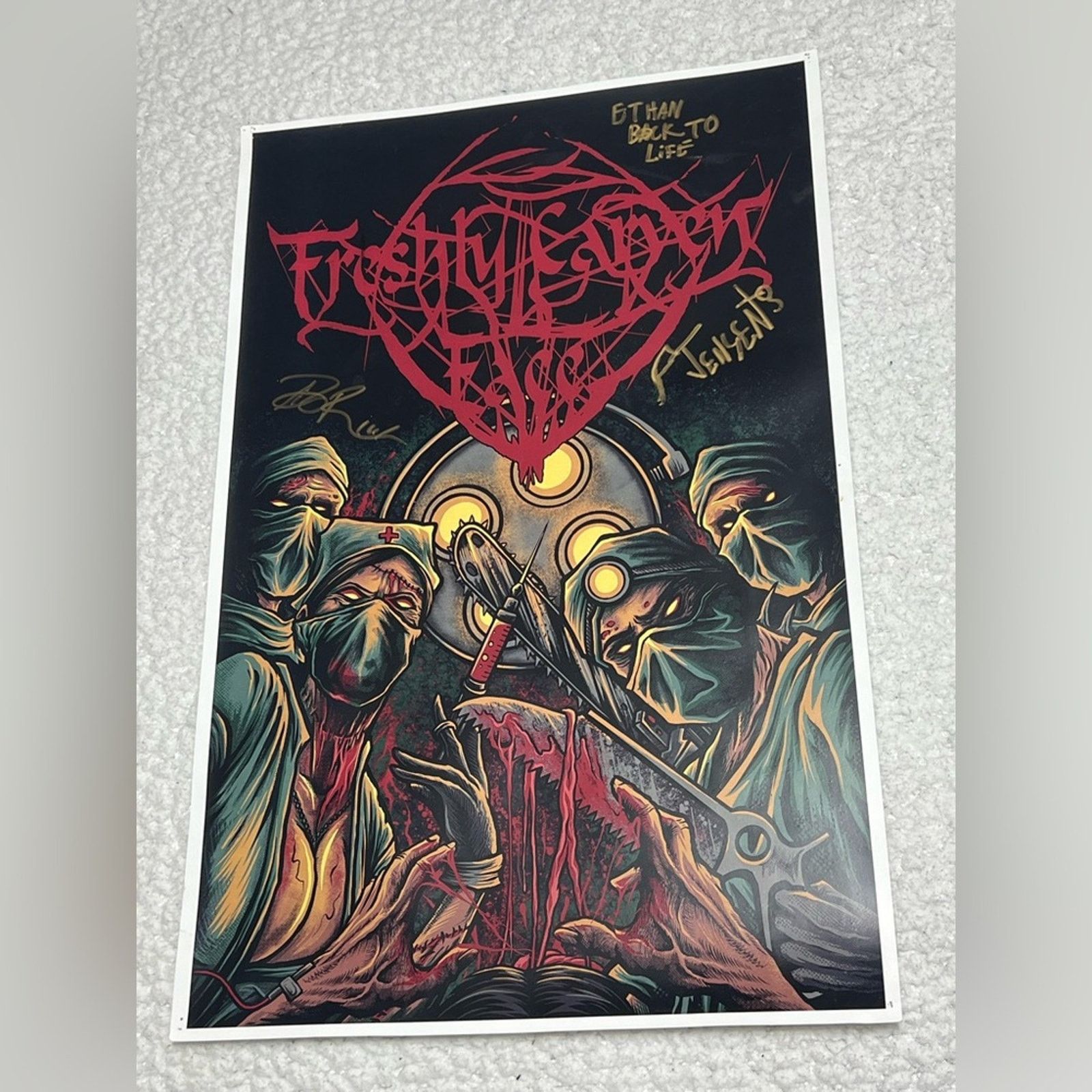 Other Freshly Carven Face Death Metal Grindcore Poster RARE 13x19 Size ONE SIZE - 1 Thumbnail