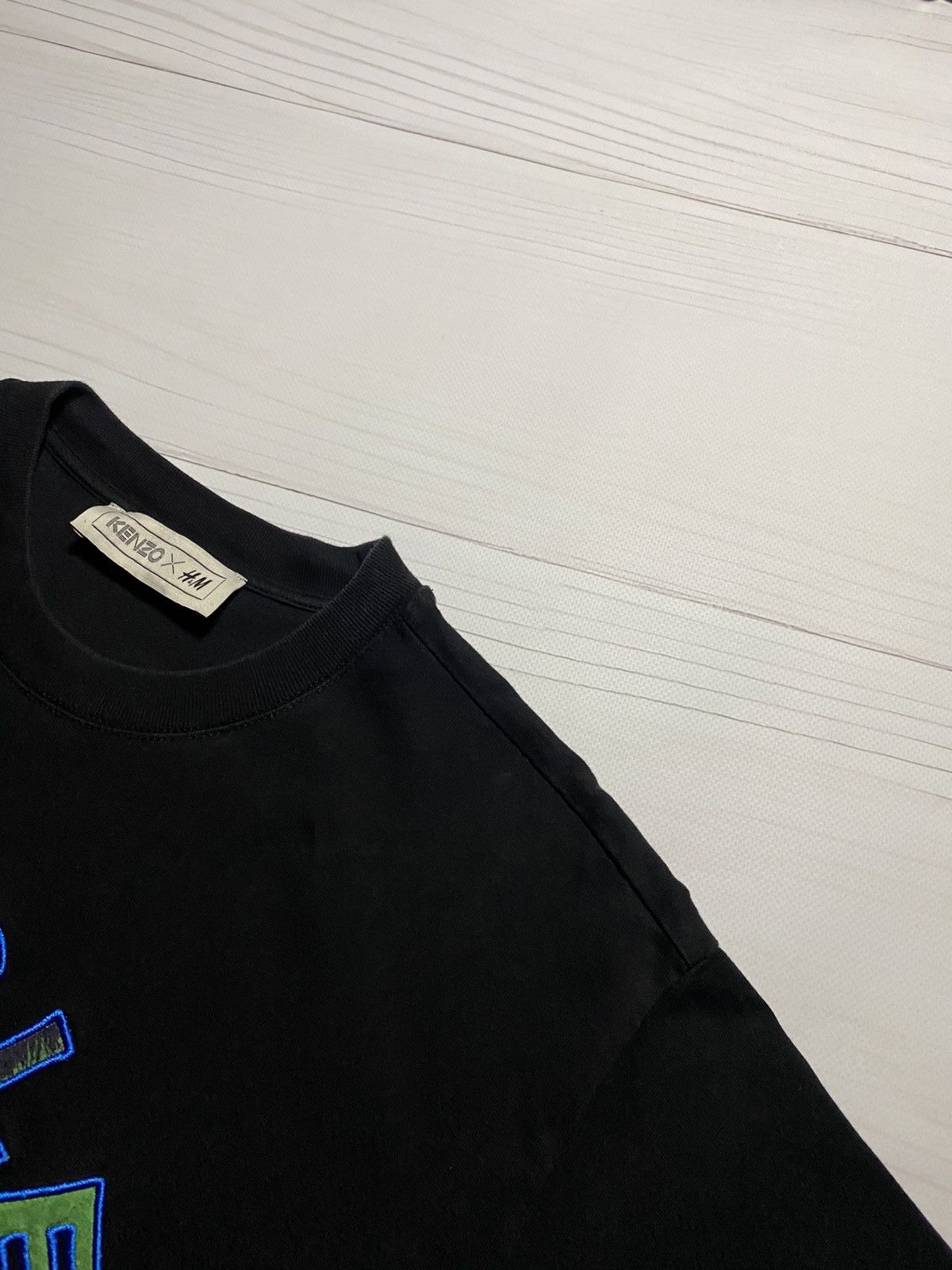 H&M × Kenzo Kenzo x H&M Jungle Kenzo Paris Embroidered Big Logo t shirt Size US M / EU 48-50 / 2 - 12 Thumbnail