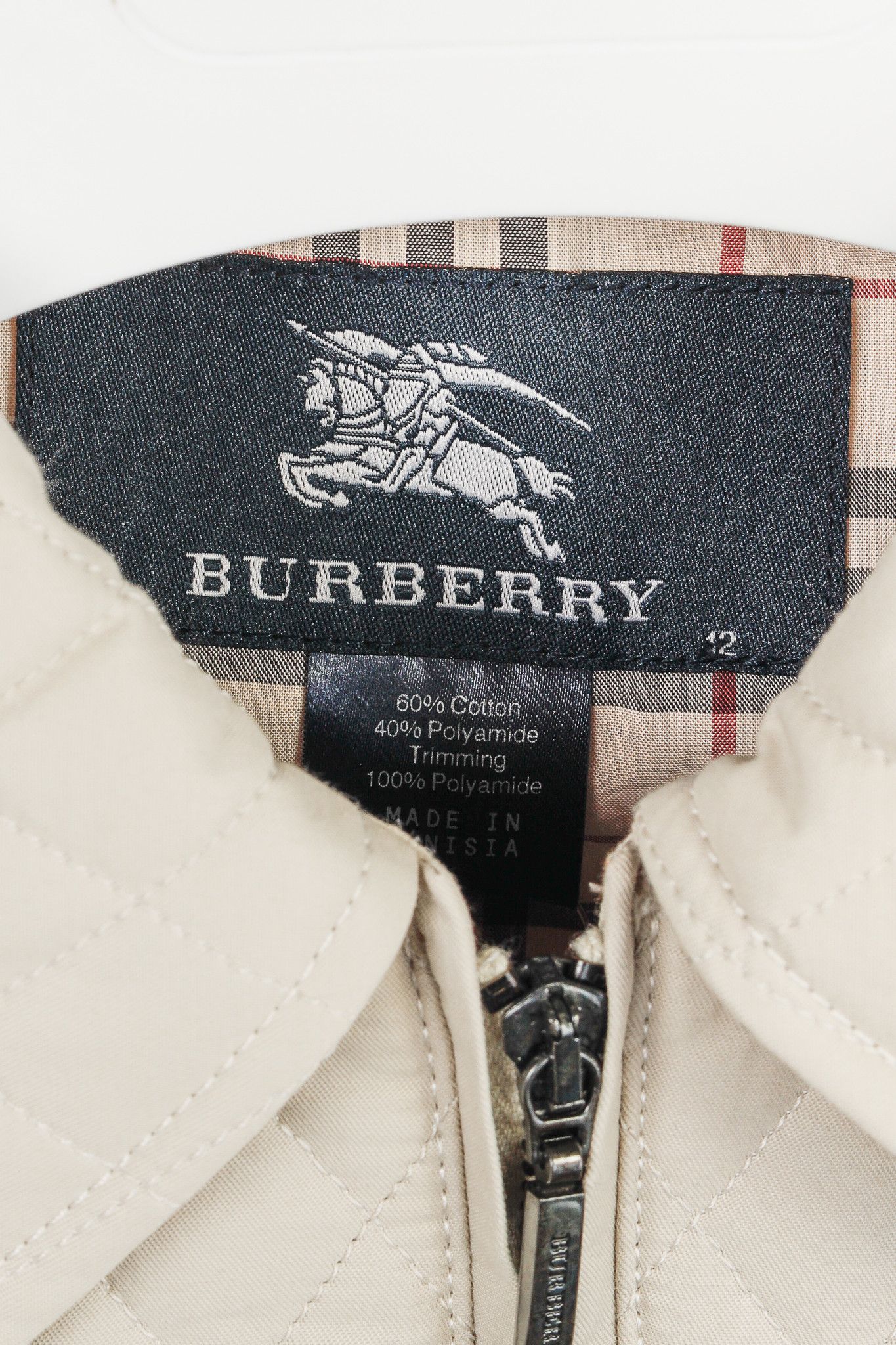 Burberry Burberry White Quilted Snap-Closure Jacket Size XS / US 0-2 / IT 36-38 - 11 Thumbnail