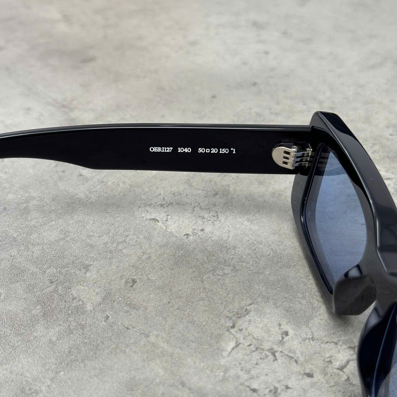 Off-White OFF WHITE Arthur Sunglasses BLACK/BLUE Size ONE SIZE - 6 Thumbnail