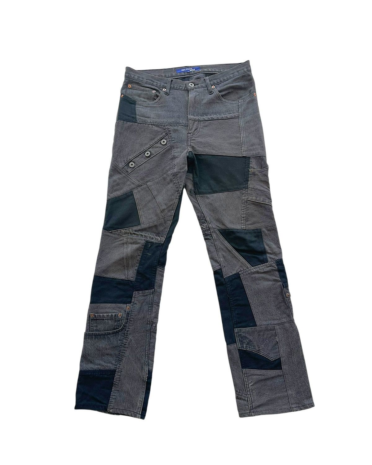 Junya Watanabe AW2006 Runway Reconstructed Patchwork Denim Jeans Size US 32 / EU 48 - 1 Thumbnail