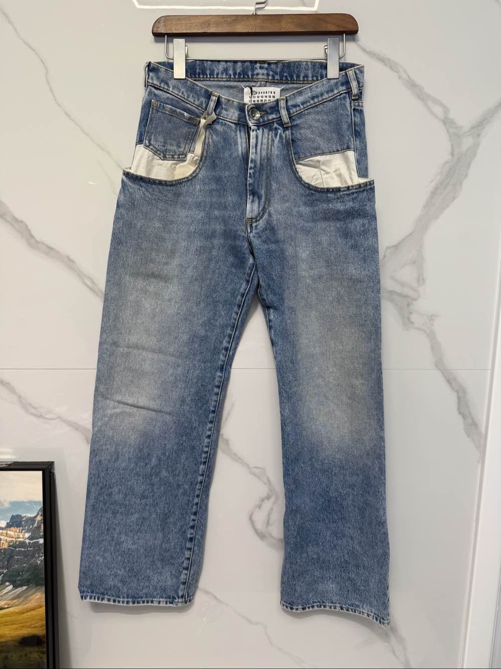 Maison Margiela Maison Margiela Wide Leg Jeans Size 38 Size 26" / US 2 / IT 38 - 1 Thumbnail