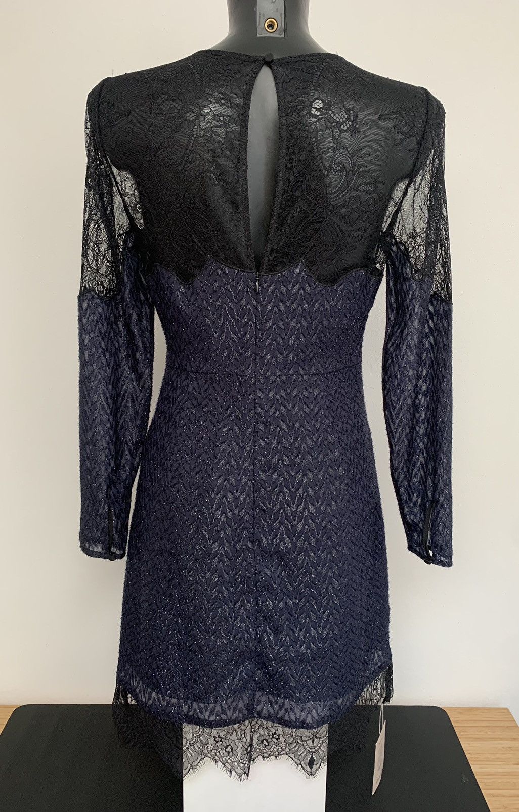 Self-Portrait Self Portrait Navy Blu Dress Size M / US 6-8 / IT 42-44 - 8 Thumbnail
