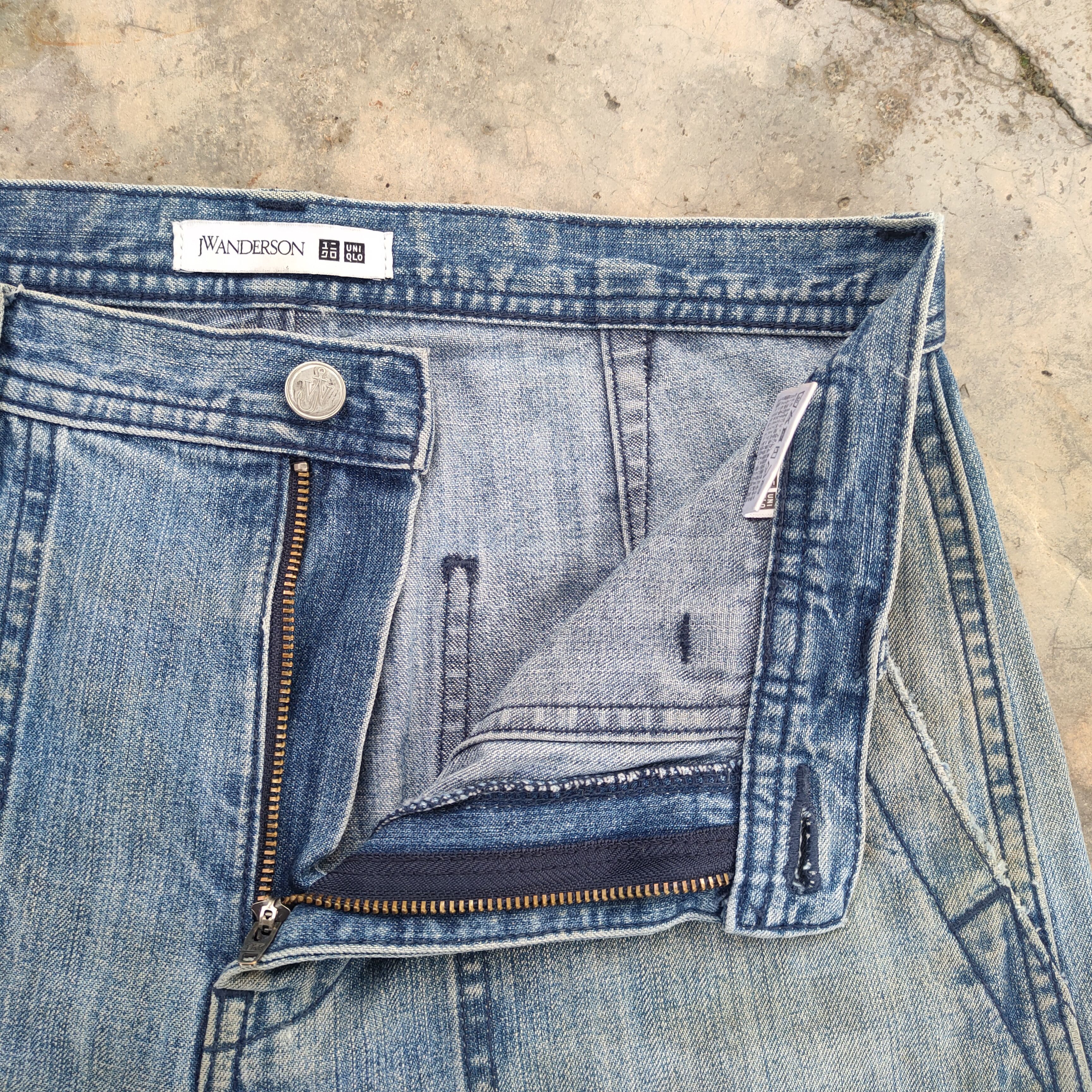 JW Anderson × Uniqlo Vintage jw Anderson x Uniqlo faded rusty dirty jeans denim Size US 30 / EU 46 - 7 Thumbnail