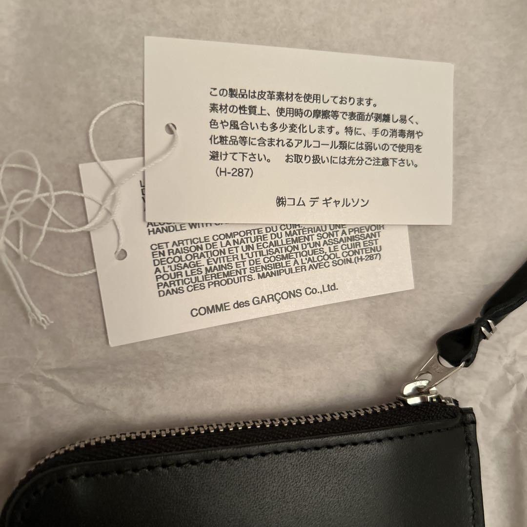 Comme des Garcons "LIVE FREE" Cowhide Leather Wallet Size ONE SIZE - 3 Thumbnail