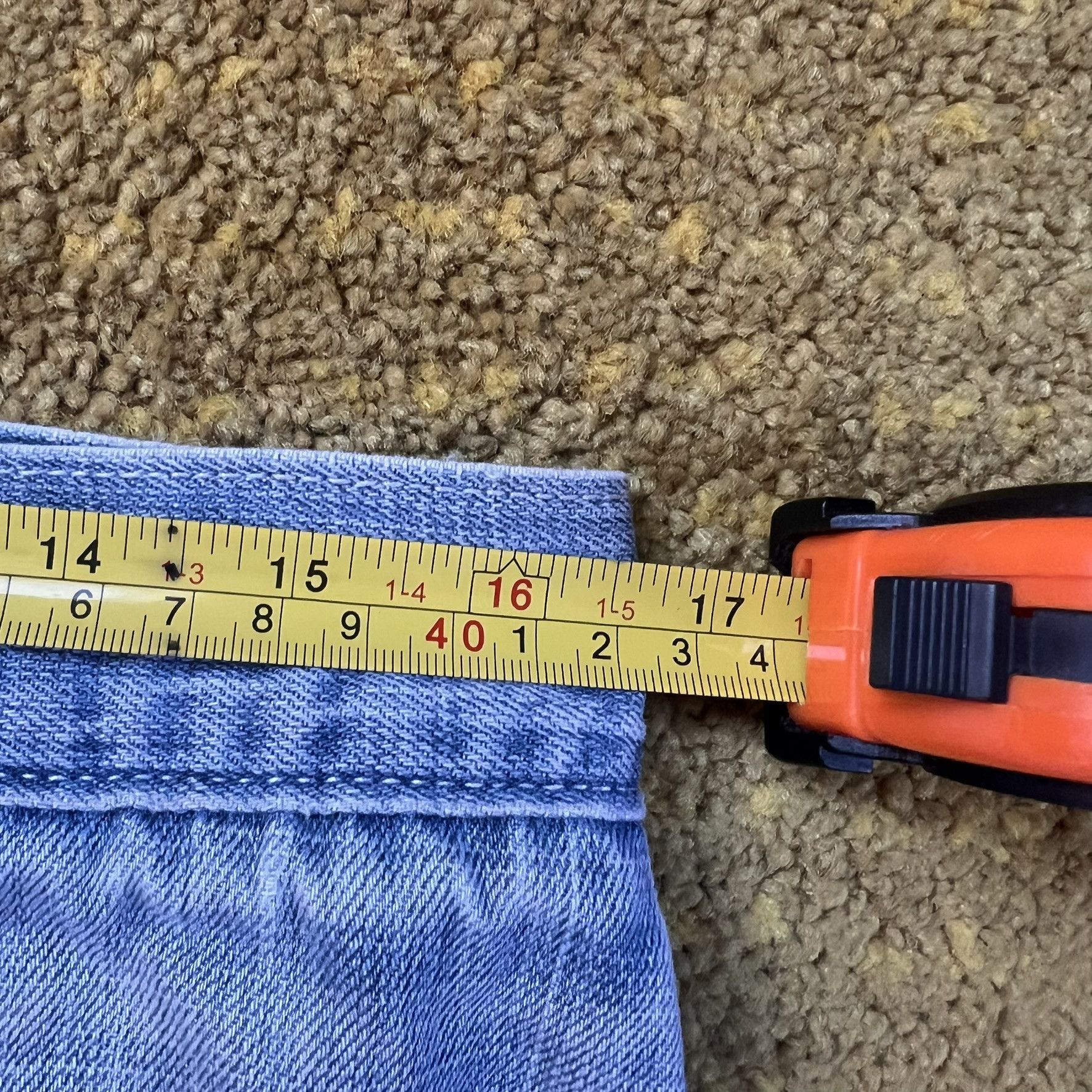Levi's Vintage Clothing Levi's 514 perfectly distressed teal stitch jeans Size US 32 / EU 48 - 8 Thumbnail