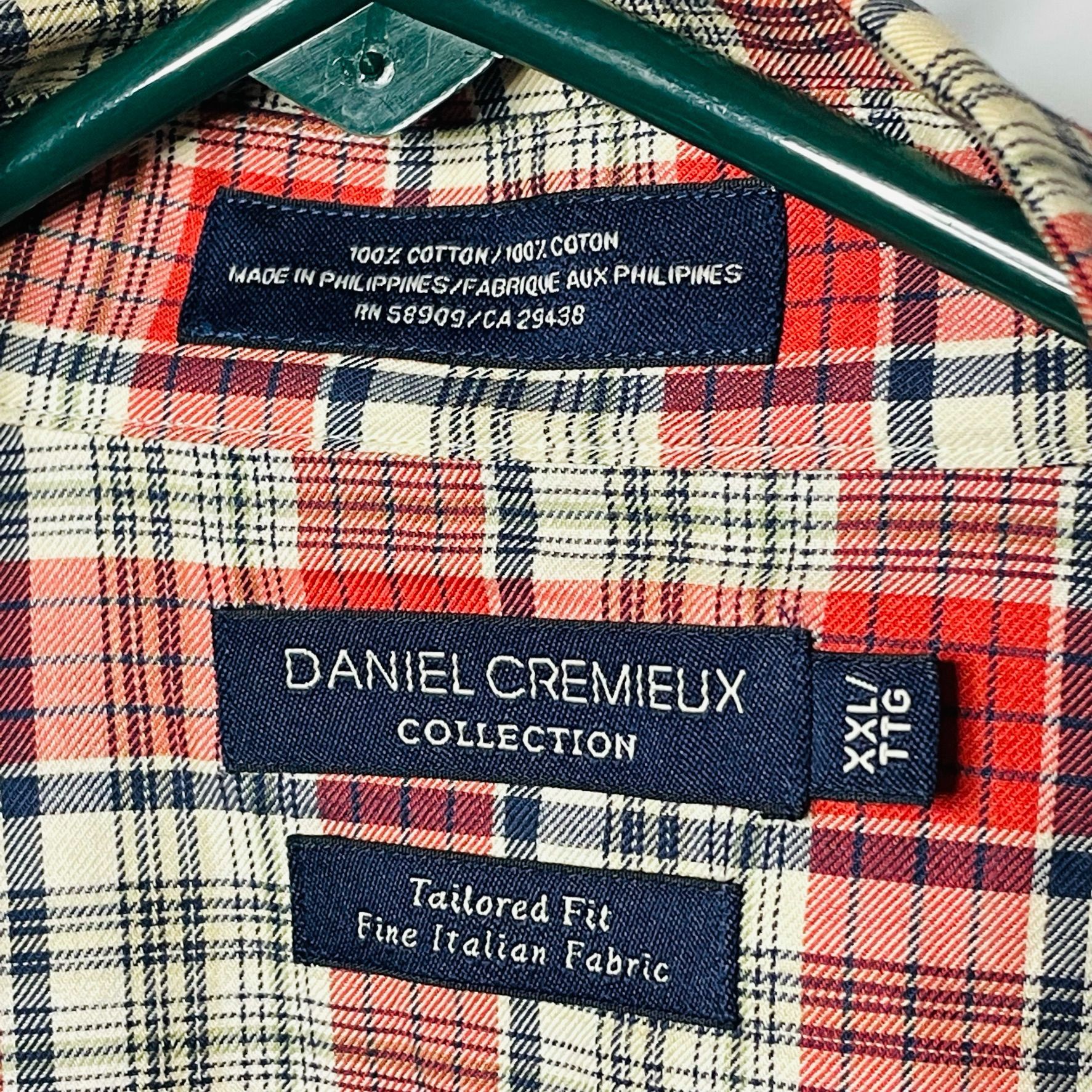 Other Mens Western Pearl Snap Shirt Button Down Plaid Red Blue Top Size US XXL / EU 58 / 5 - 5 Thumbnail