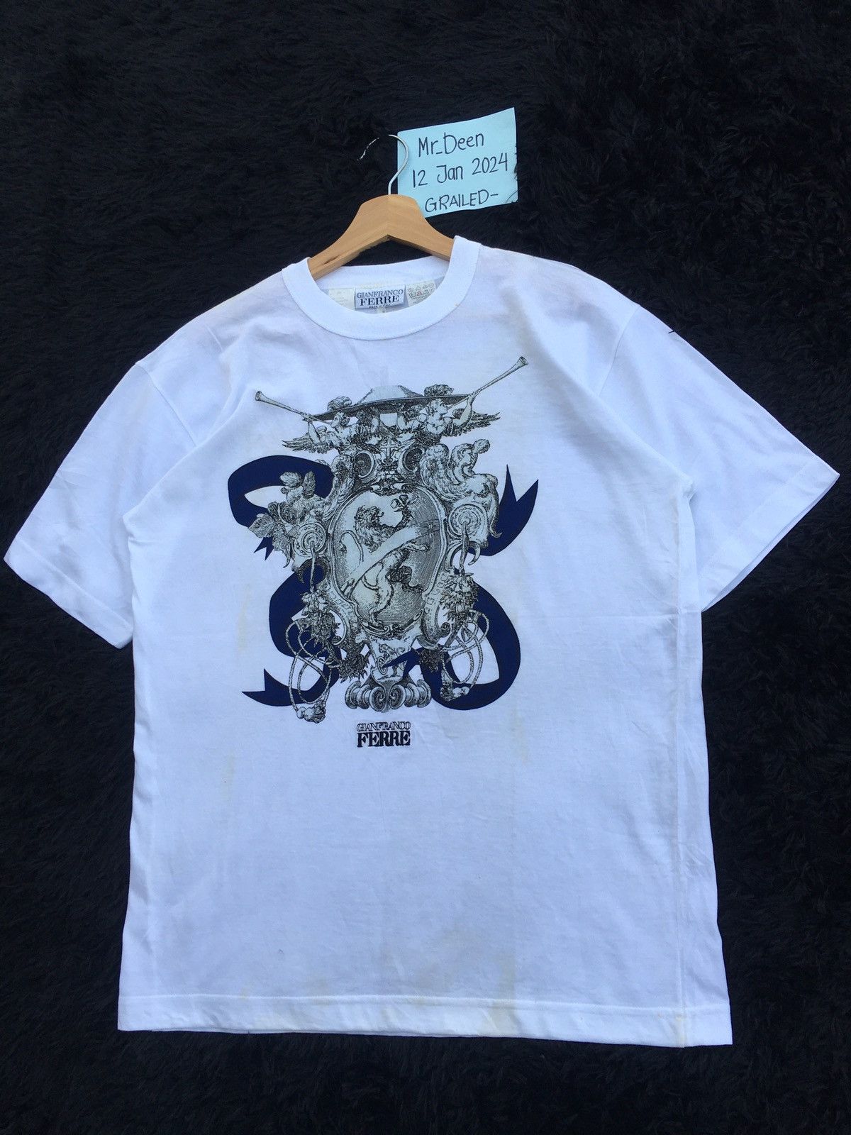 Gianfranco Ferre Rare Vintage Gianfranco Ferre Italy Tshirt Size US L / EU 52-54 / 3 - 4 Thumbnail