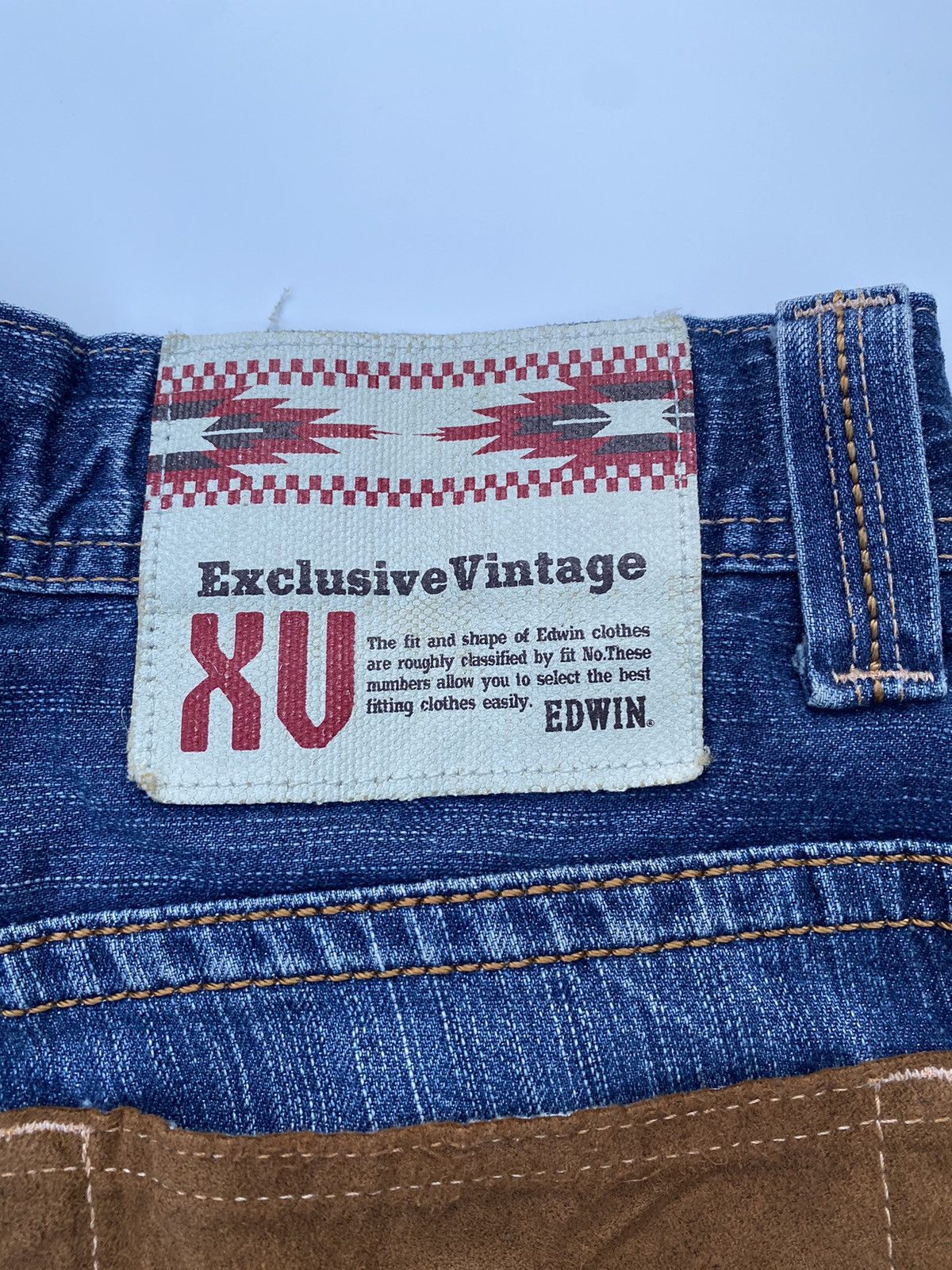 Edwin Vintage Edwin Double Pocket Denim Flared Size US 33 - 12 Thumbnail
