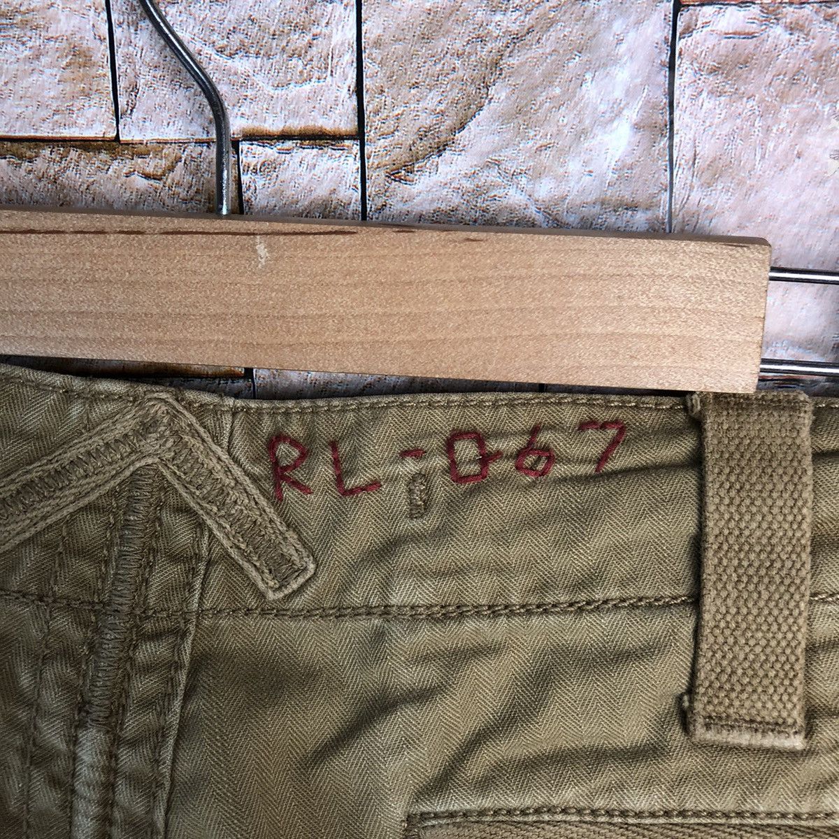 Polo Ralph Lauren DL Ralph Lauren double knee 3d pocket Cargo Pants #A140 Size US 35 - 21 Thumbnail