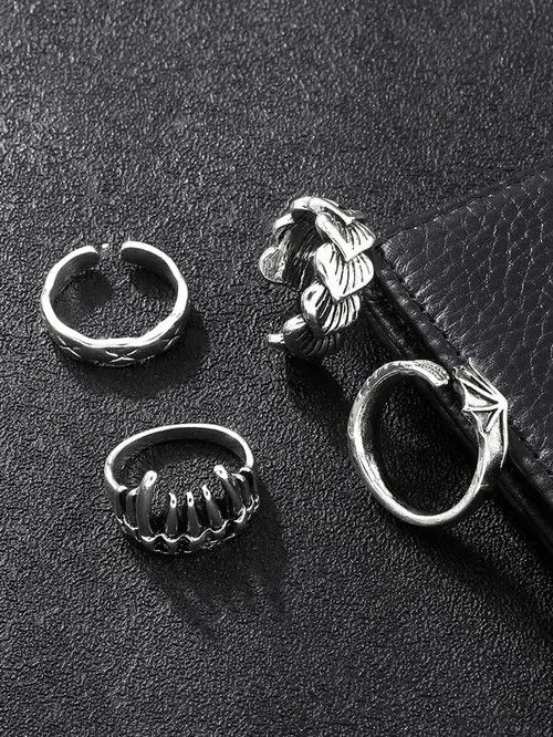 Jewelry × Vintage Retro Ring Collection Size ONE SIZE - 4 Thumbnail