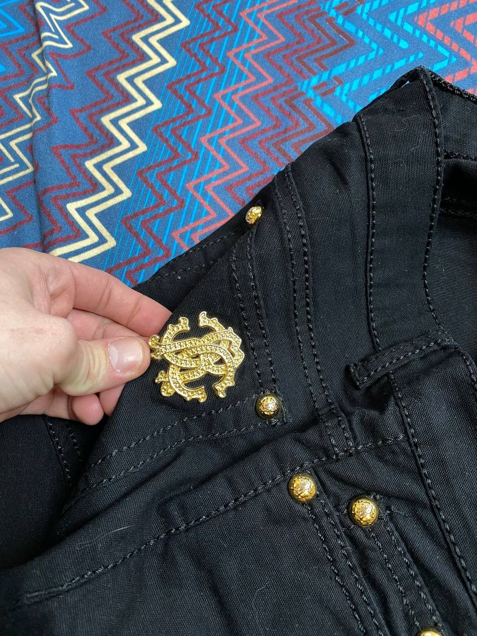 Roberto Cavalli × Vintage Avant Garde Classic Roberto Cavalli Denim Y2k Opium Retro Size 28" / US 6 / IT 42 - 5 Thumbnail