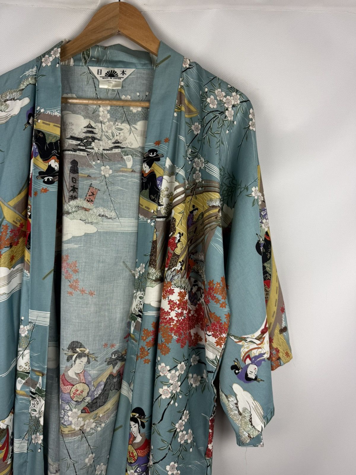 Other Japanese Overprinted Kimono Haori One Size Unisex Size US L / EU 52-54 / 3 - 5 Thumbnail