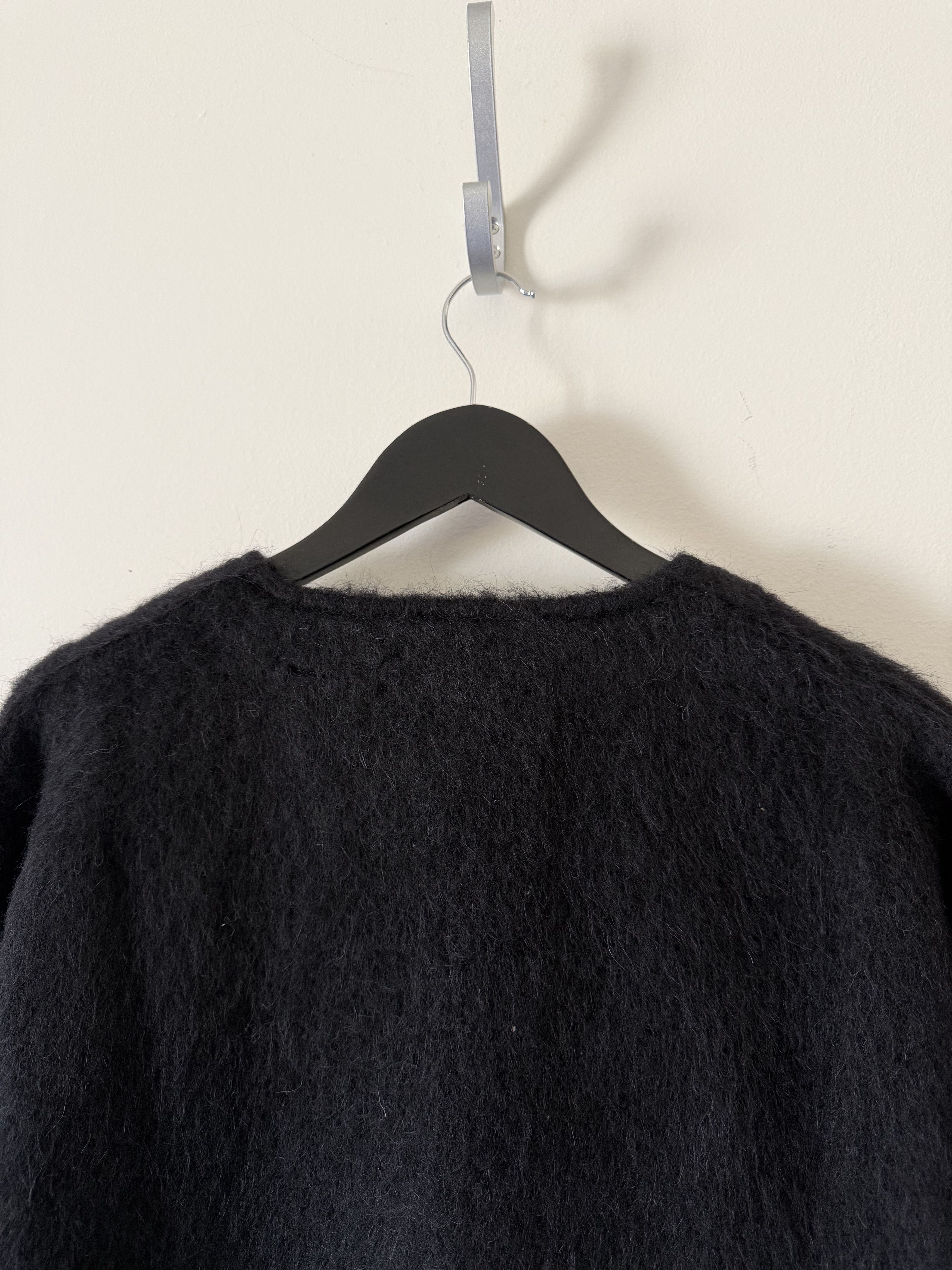 Our Legacy Our Legacy Mohair Cardigan in Black Size US XL / EU 56 / 4 - 6 Thumbnail