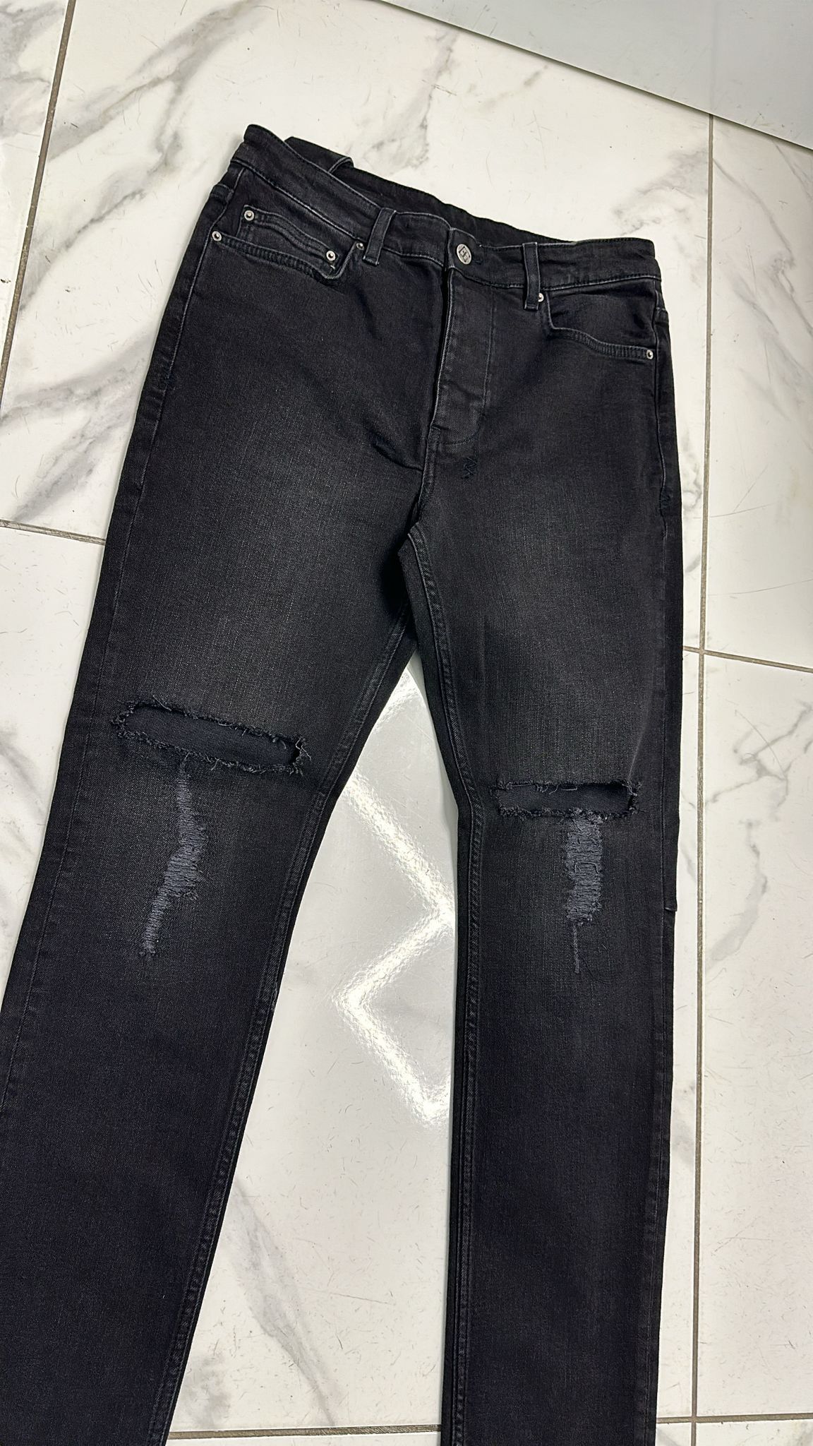 Ksubi Ksubi Chitch Laid Black Est Tapered Jeans Size 30 Size US 32 / EU 48 - 4 Thumbnail
