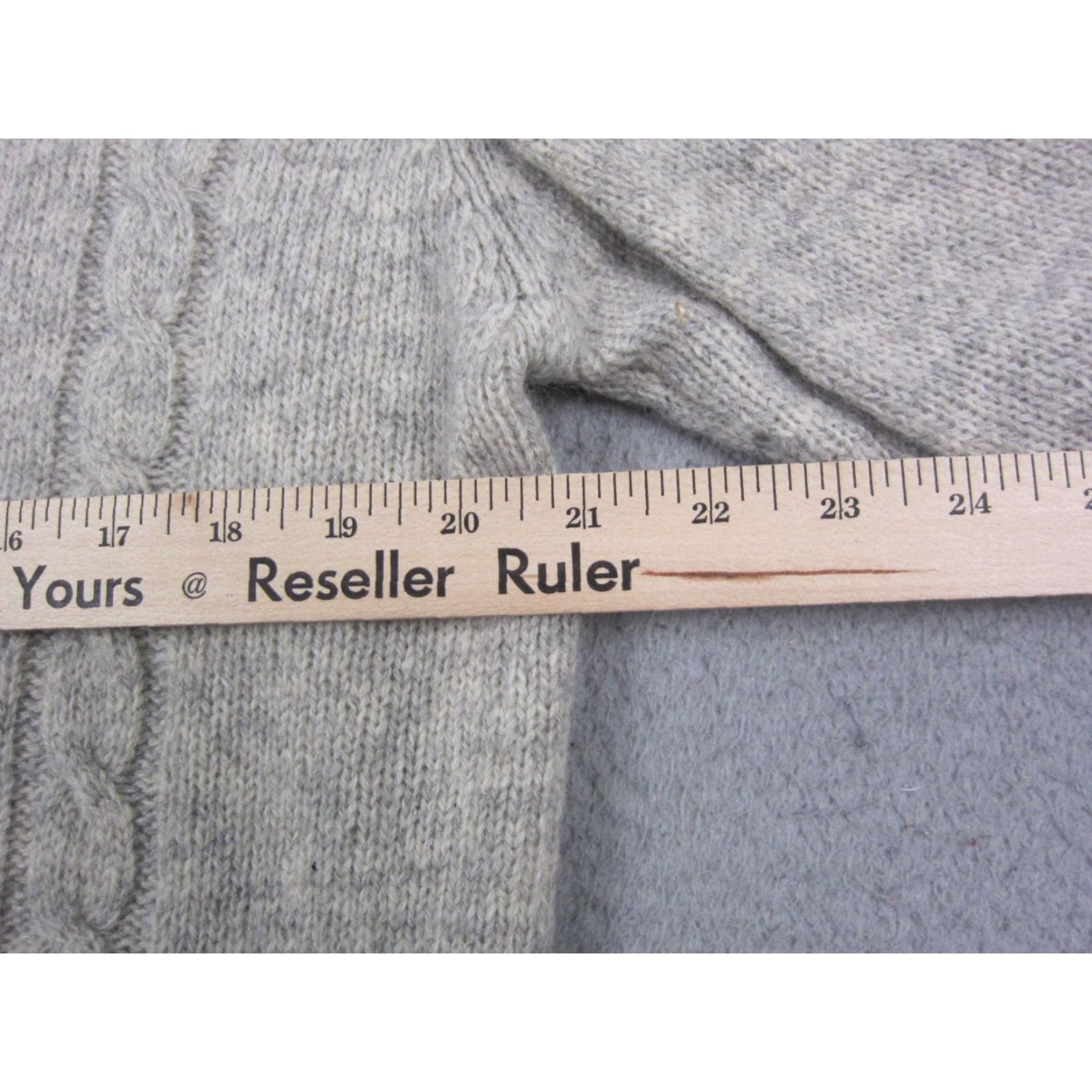 Vintage VINTAGE Brass Eagle Sweater Mens XL Gray Wool Cable Knit 70s 80s Size US XL / EU 56 / 4 - 7 Thumbnail