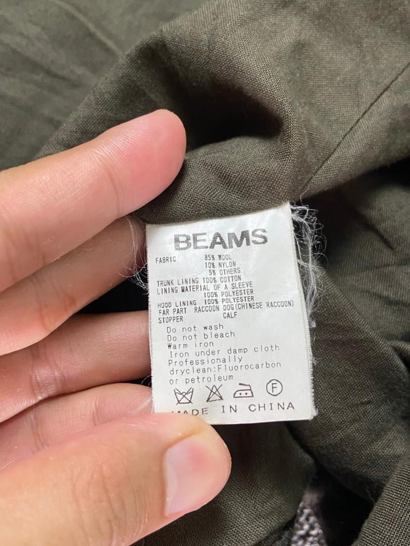Beams Japan Vintage BEAMS Wool Fishtail Parka Jacket (203) Size US L / EU 52-54 / 3 - 4 Thumbnail