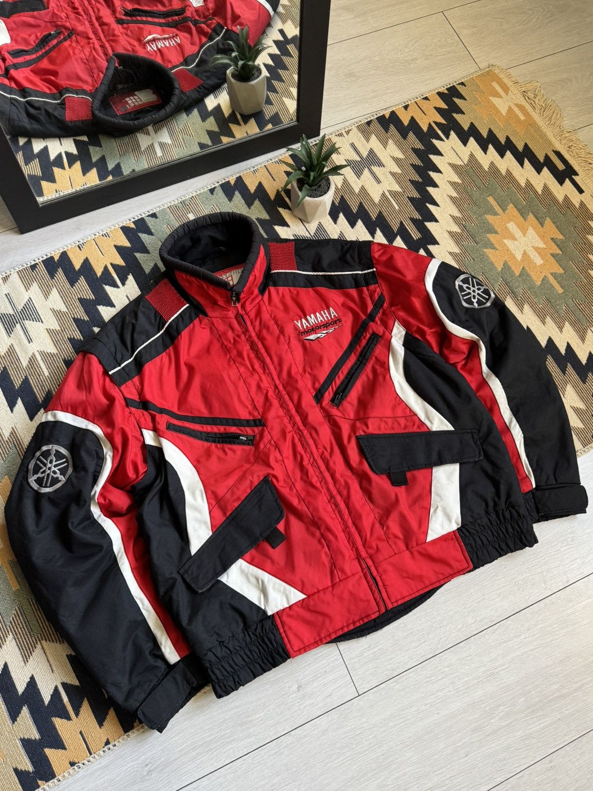 Yamaha Vintage Yamaha Motorsport Transformer 2in1 Racing Jacket Size US L / EU 52-54 / 3 - 7 Thumbnail