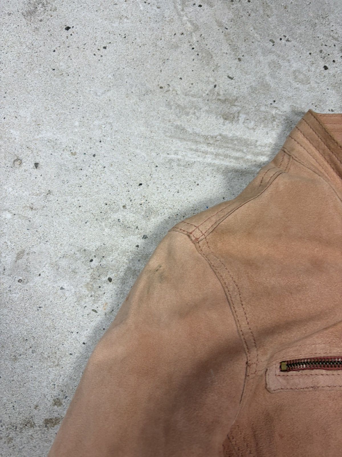 Dolce & Gabbana Vintage 2000s Dolce & Gabbana Suede Leather Utility Jacket Size M / US 6-8 / IT 42-44 - 7 Thumbnail