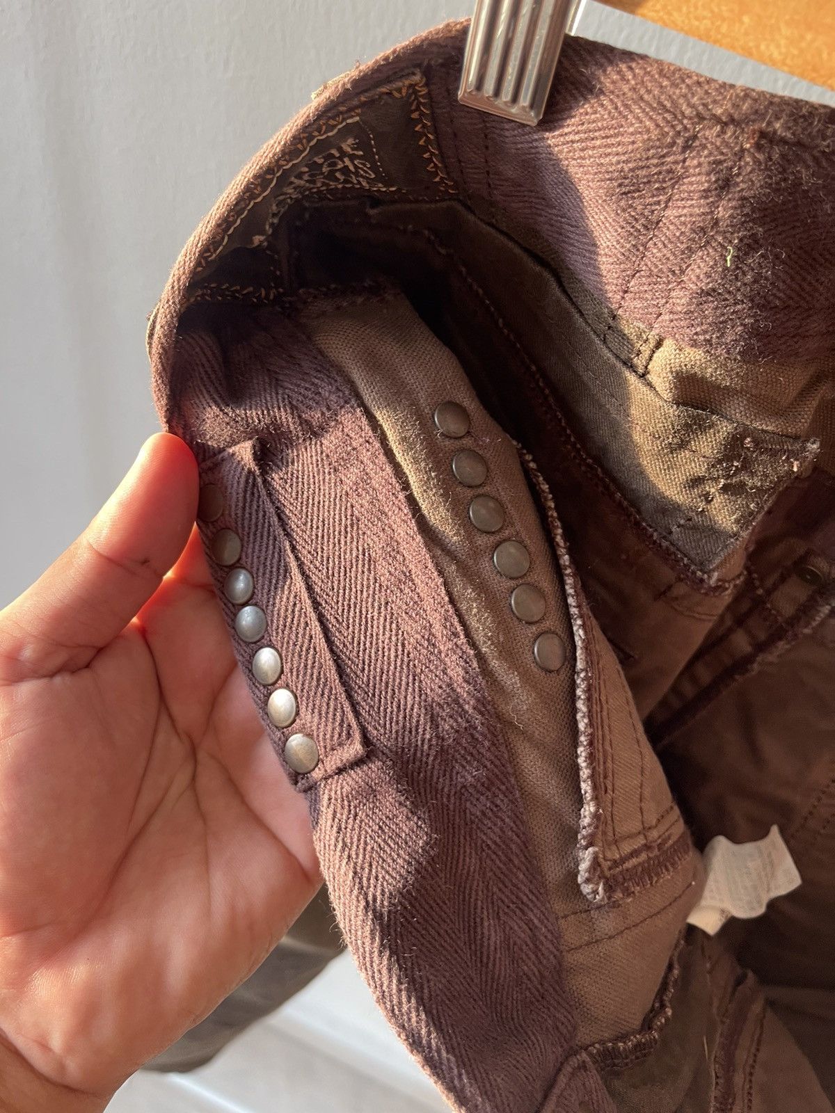 Marithe + Francois Girbaud 90s Marithe Francois Girbaud Leather paded part Pants A6 Size US 30 / EU 46 - 15 Thumbnail