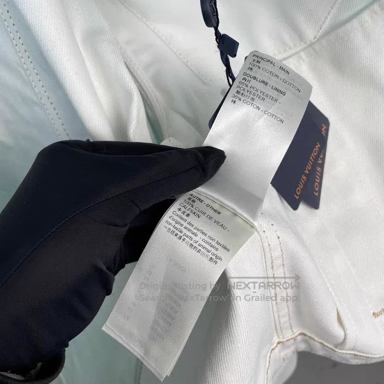 Louis Vuitton Louis Vuitton White and blue splash-ink denim jacket Size US M / EU 48-50 / 2 - 8 Thumbnail