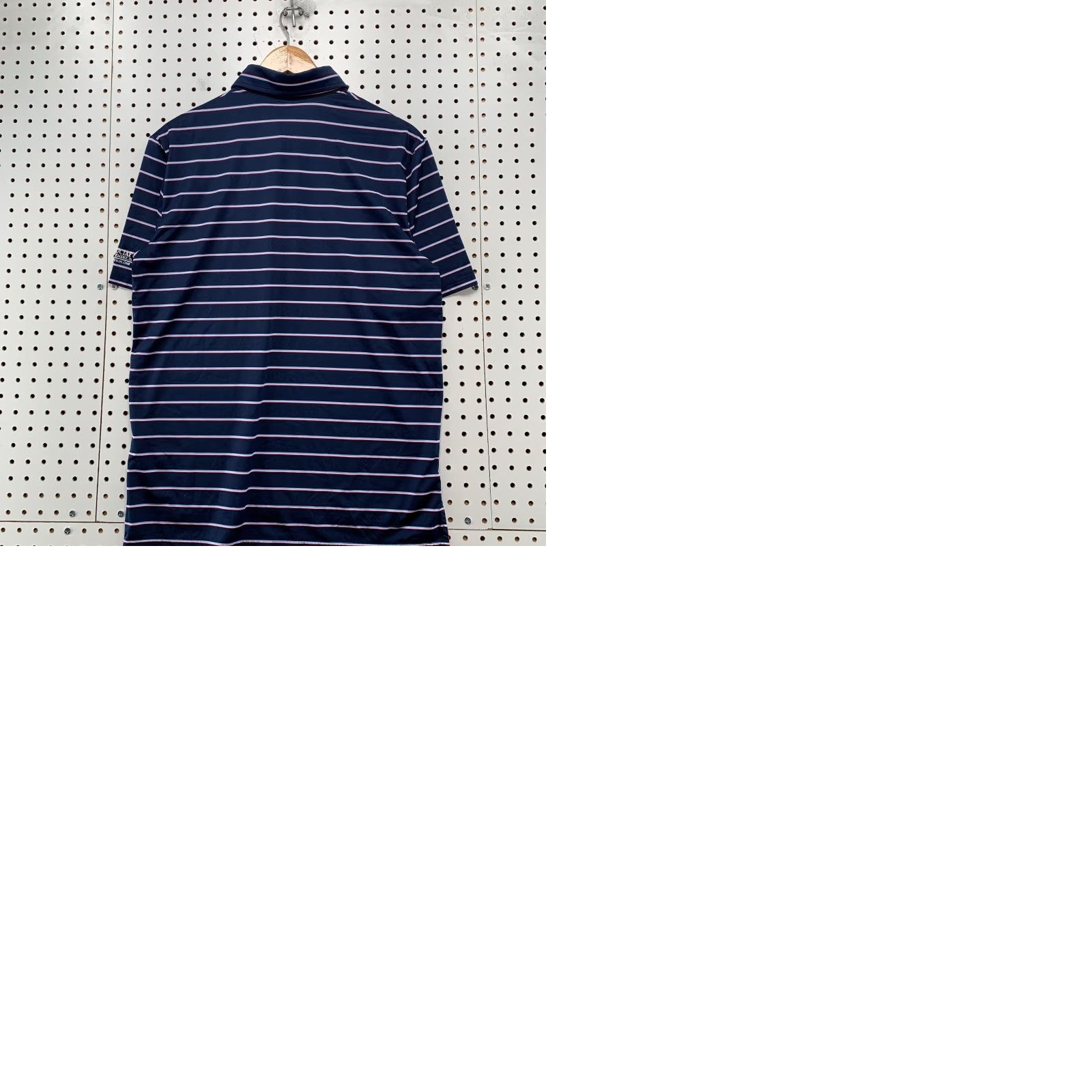 RLX Ralph Lauren RLX Ralph Lauren Polo Shirt Mens Medium Blue Striped 2020 Ryder Cup Whistling Size US M / EU 48-50 / 2 - 9 Thumbnail