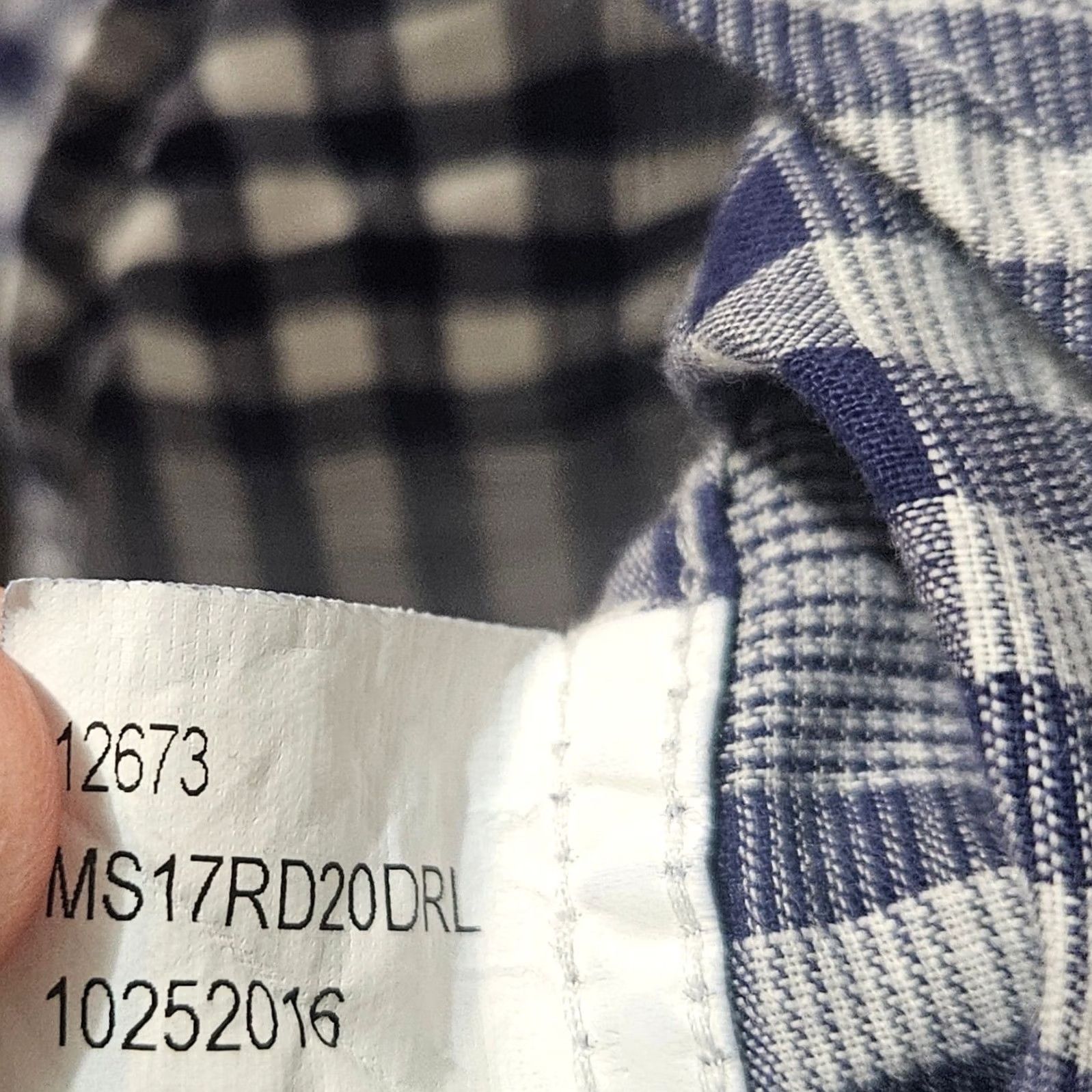 Peter Millar Peter Millar Collection Shirt Medium Blue White Plaid Chambray L/S Men's Summer Size US M / EU 48-50 / 2 - 6 Thumbnail