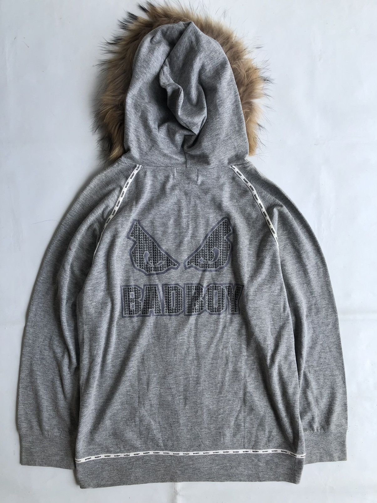 If Six Was Nine × Japanese Brand × Le Grande Bleu (L.G.B.) Bad Boy Zipper Fur Hoodie Poem ifsixwanine Style Size US L / EU 52-54 / 3 - 2 Thumbnail