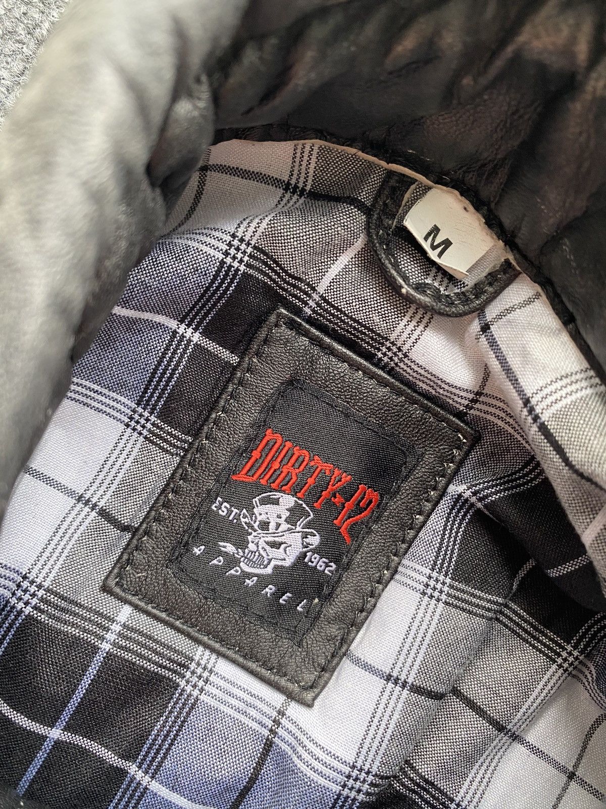 Japanese Brand 🔥Dirty 12 Opium Punk leather jacket racing moto mens m Size US M / EU 48-50 / 2 - 3 Thumbnail
