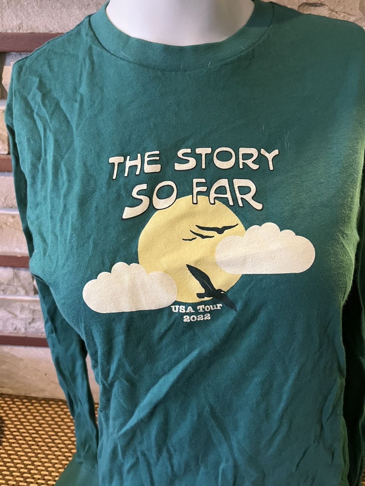 Other Story So Far US Tour 2022 Green Long Sleeve Tour Shirt Small Size S / US 4 / IT 40 - 2 Thumbnail
