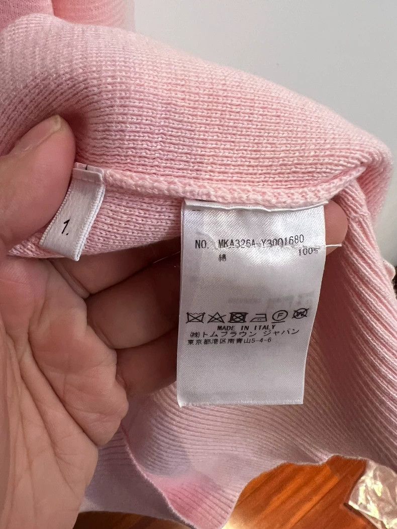 Thom Browne Thom Browne Double-breasted pink hoodie Size US S / EU 44-46 / 1 - 4 Thumbnail