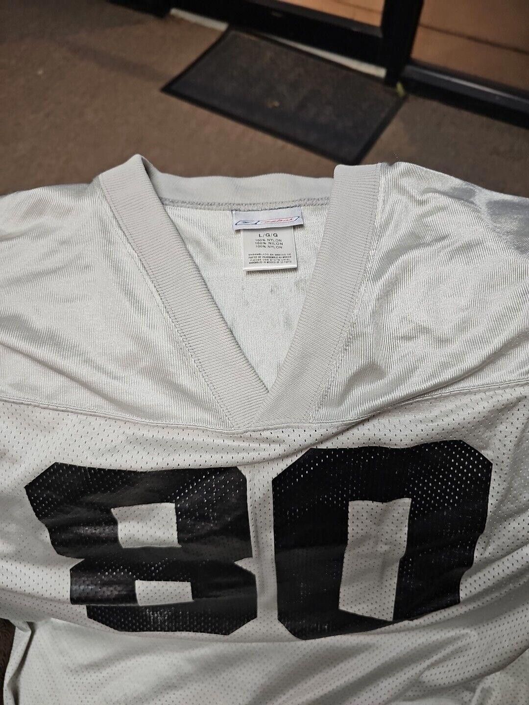 Reebok Vintage Jerry Rice Men Large Silver Raiders Reebok Y2K * Size ONE SIZE - 3 Thumbnail