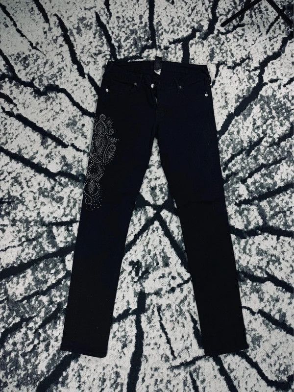 True Religion True Religion jeans black logo 30 usa L Size 30" / US 8 / IT 44 - 1 Thumbnail
